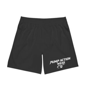Men's Beach Shorts — Pump Action Wear Logo Swim Trunks