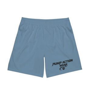 Pump Action Wear Men's Elastic Beach Shorts — Lightweight Athletic Swim Trunks