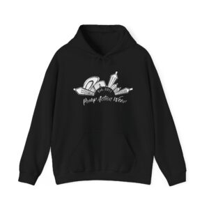 Pump Action Wear Hoodie — Vintage Gunshop Logo Pullover