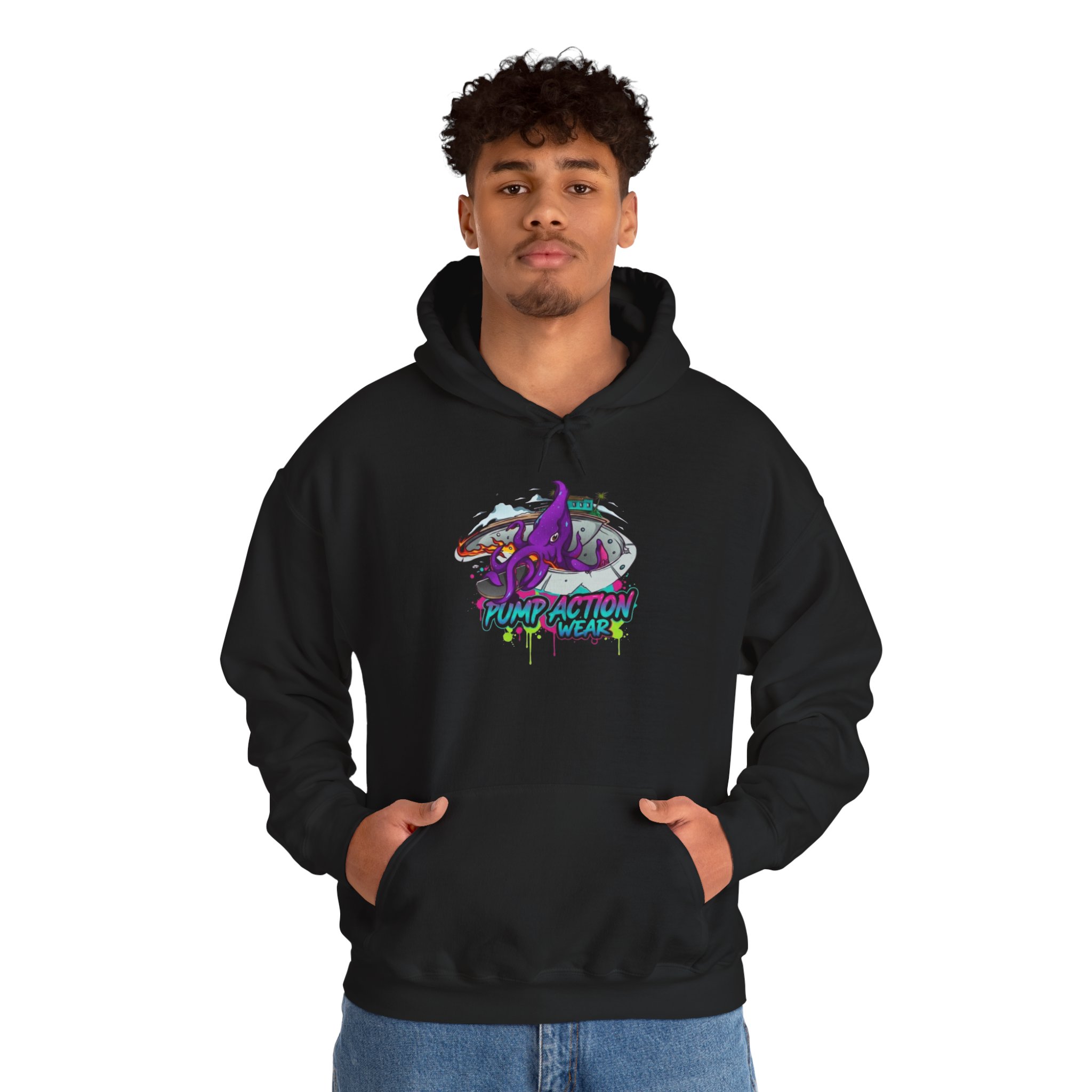 Pump Action Wear Hoodie 01 — Pullover - Image 3
