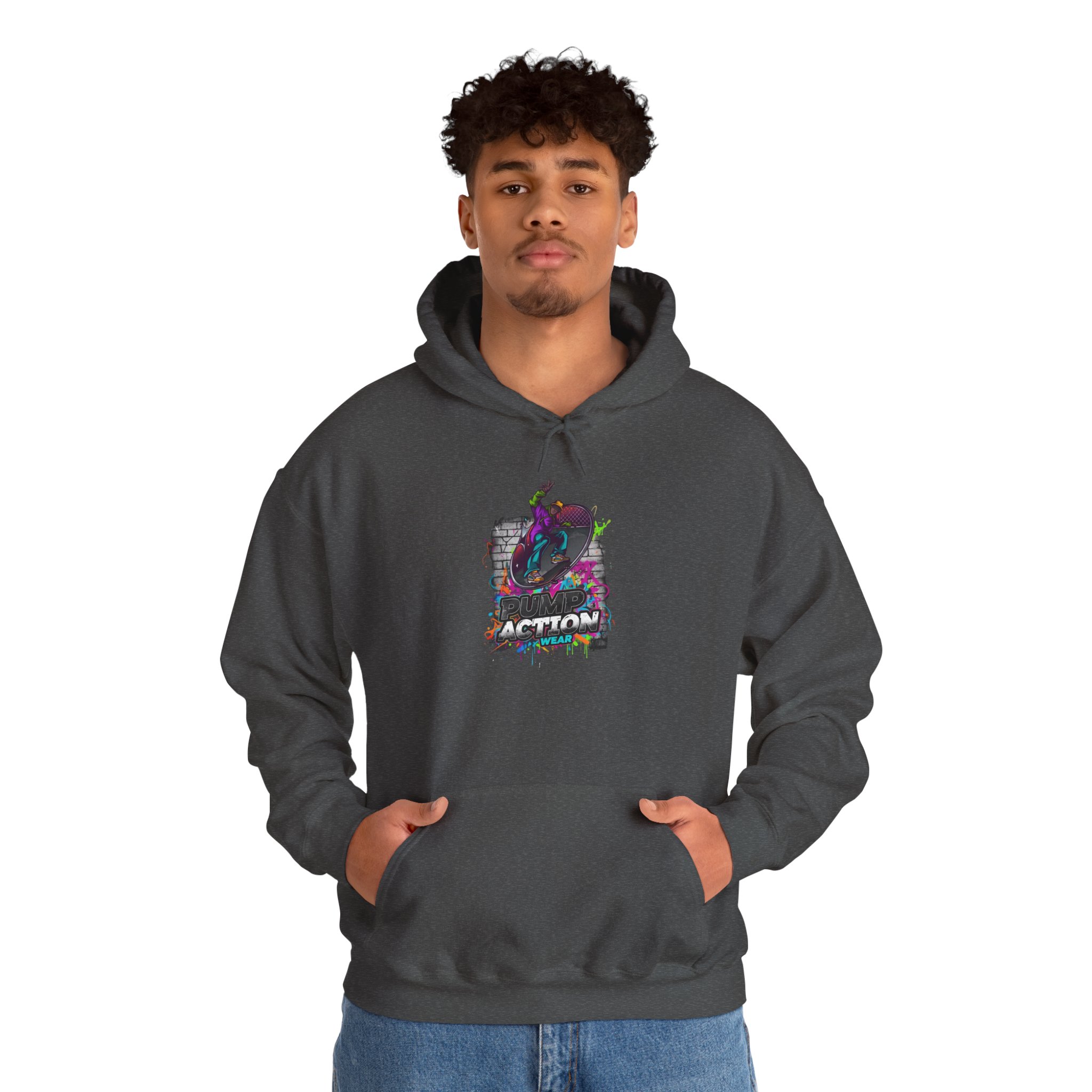 Copy of Pump Action Wear Hoodie — Vintage Gunshop Logo Pullover - Image 35