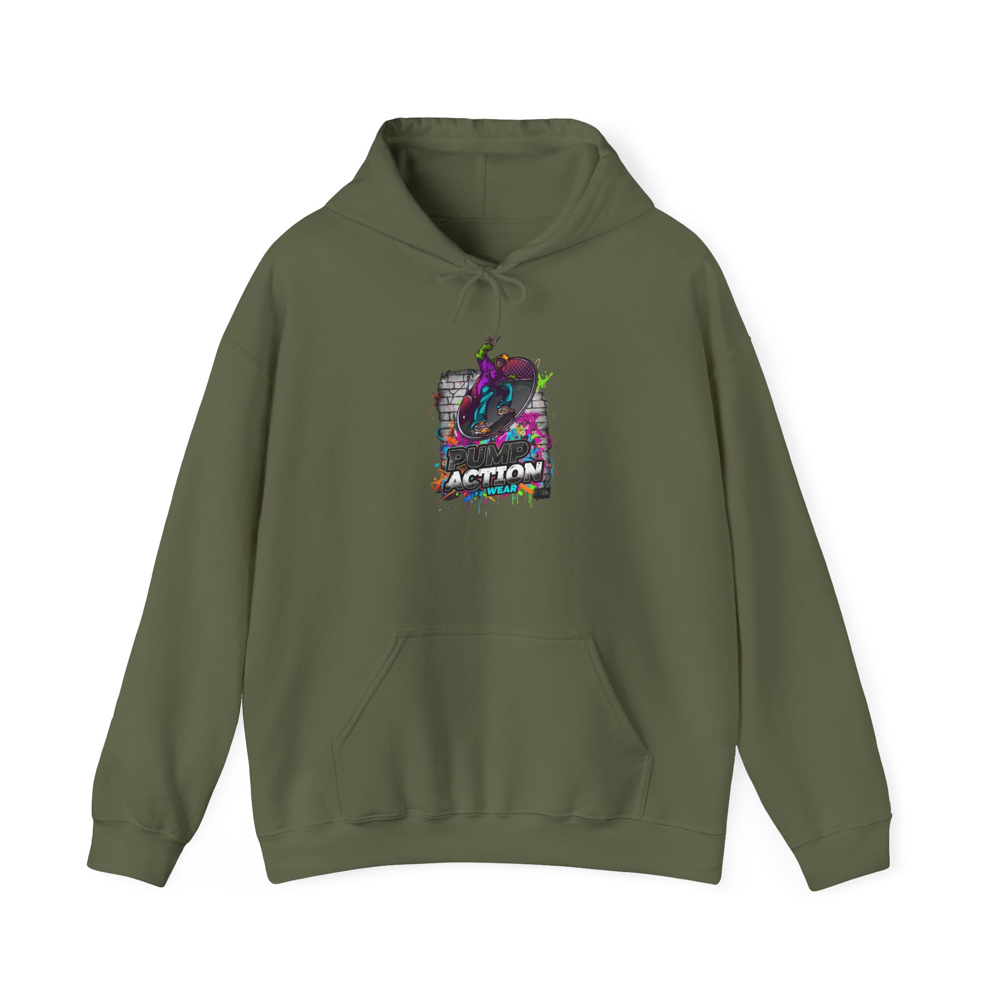 Copy of Pump Action Wear Hoodie — Vintage Gunshop Logo Pullover - Image 17