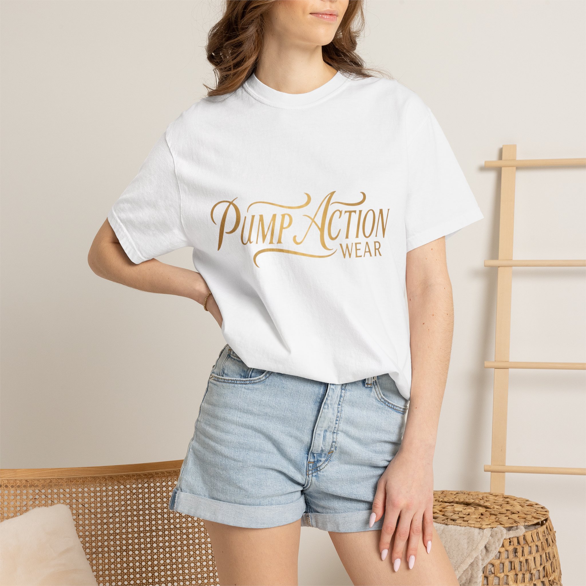 Pump Action Wear Script T-Shirt — Vintage Script Logo Tee - Image 4