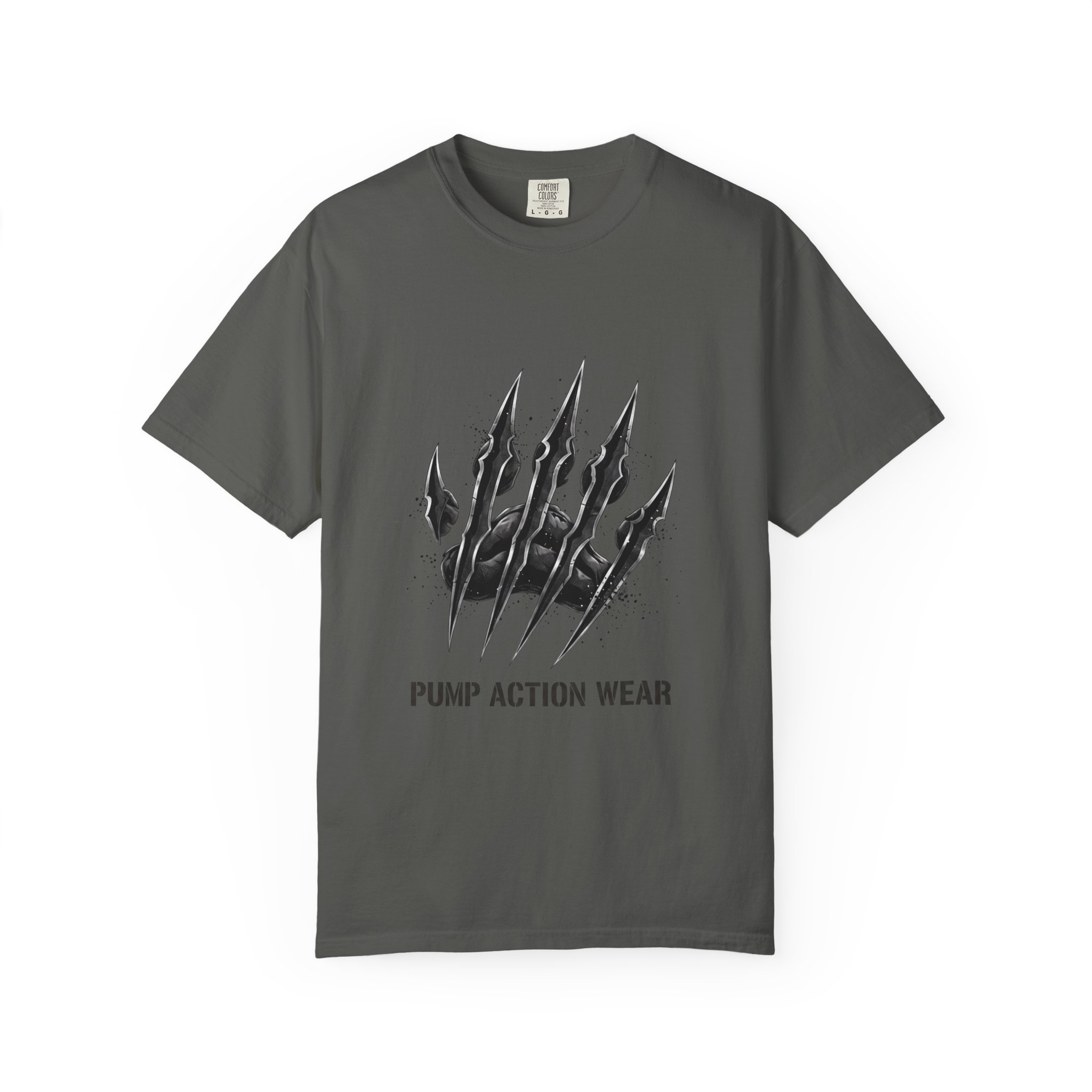 Pump Action Wear Graphic T-Shirt — Tactical Claw Logo Tee - Image 17