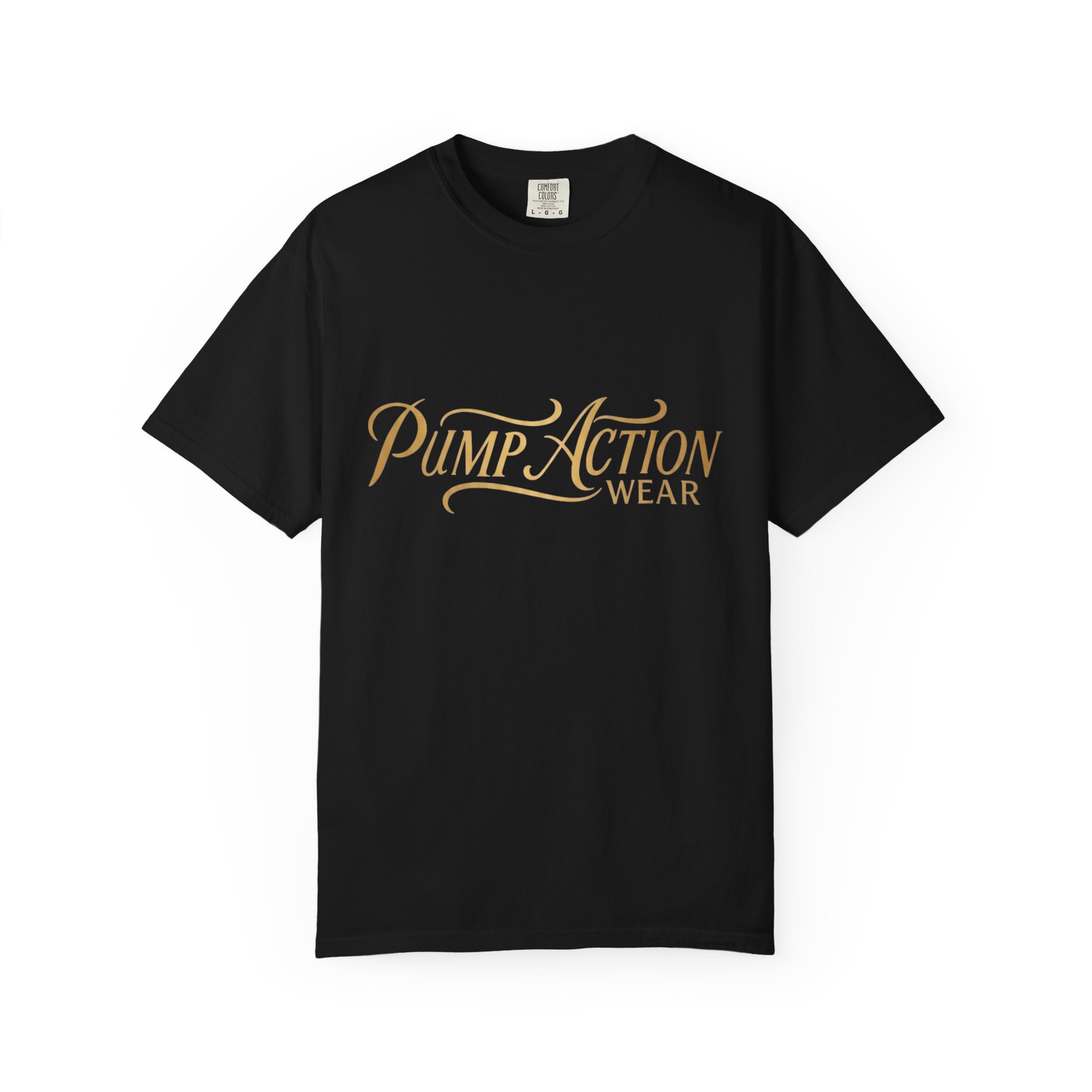 Pump Action Wear Script T-Shirt — Vintage Script Logo Tee - Image 45