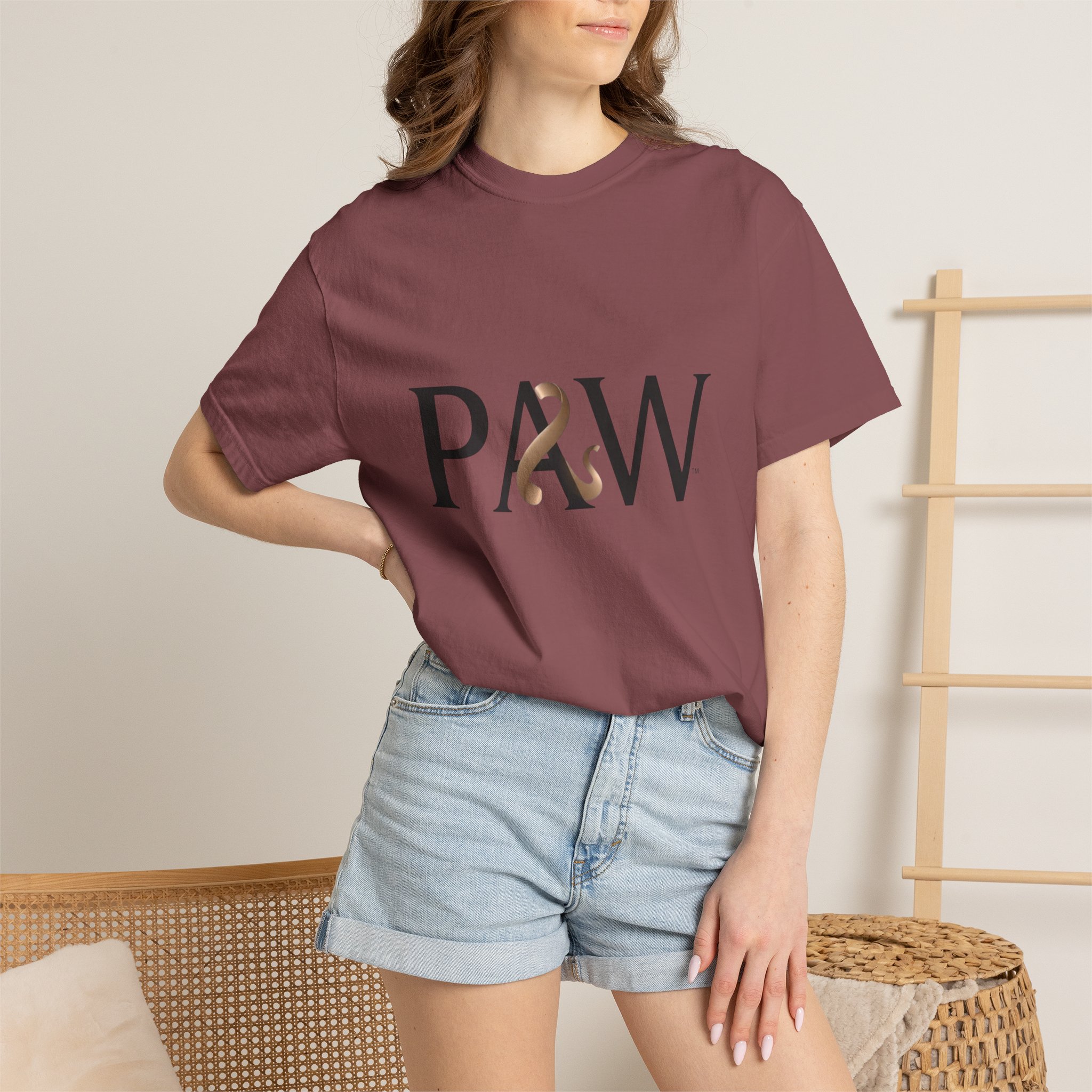 PAW Graphic T-Shirt — Stylish Animal Print Ampersand Tee for Pet Lovers - Image 8