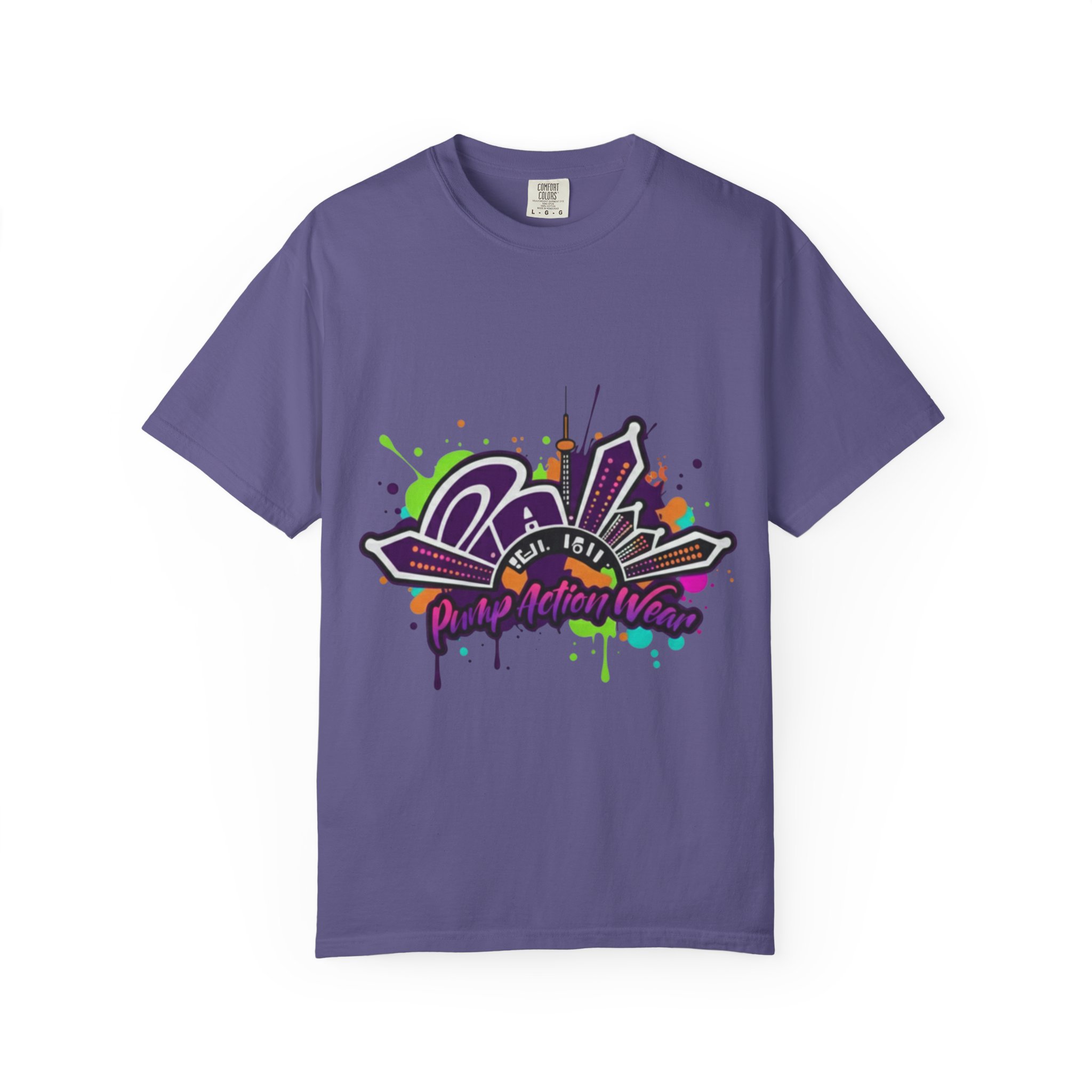 T-Shirt — Retro Graffiti 'Party All Night' Graphic Tee - Image 53