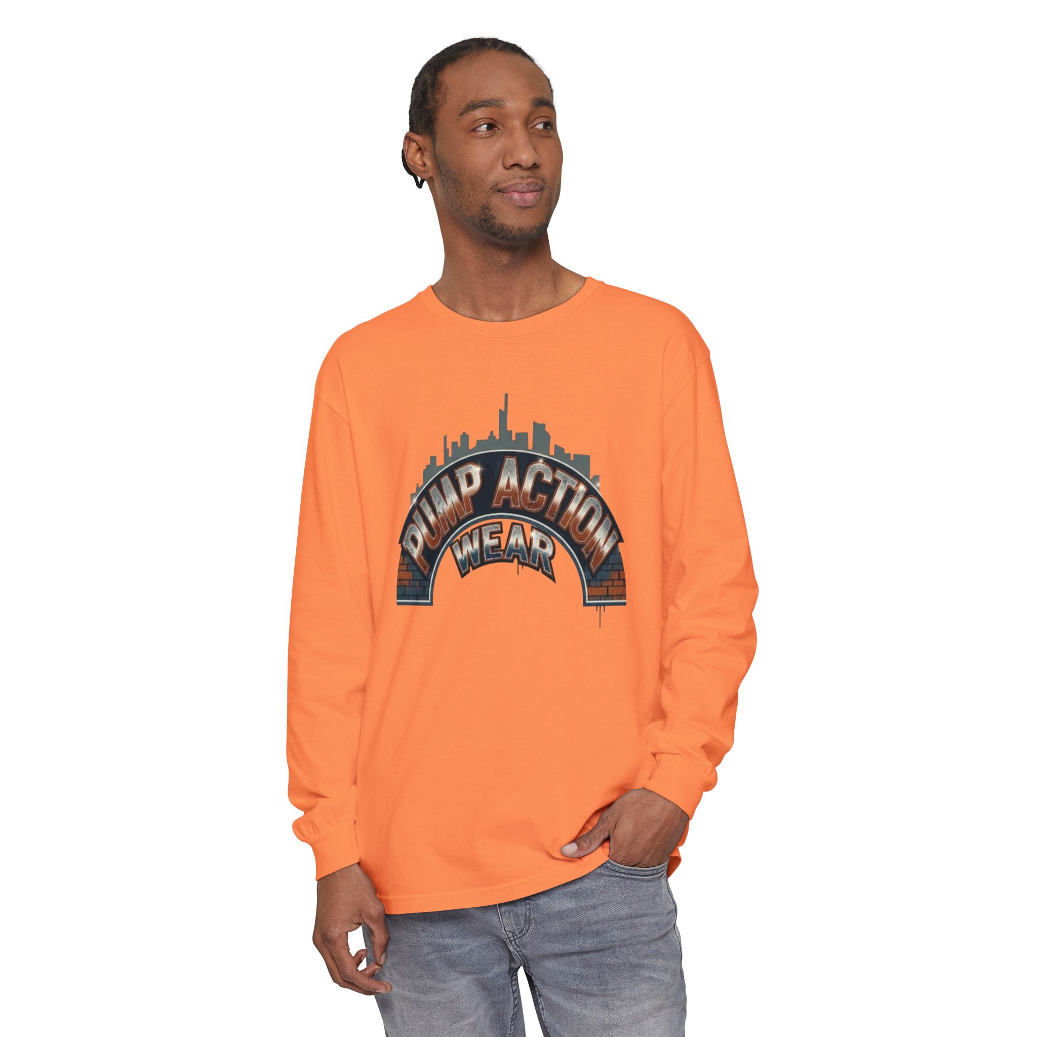 Pump Action Wear Skyline Long Sleeve Tee - Image 7