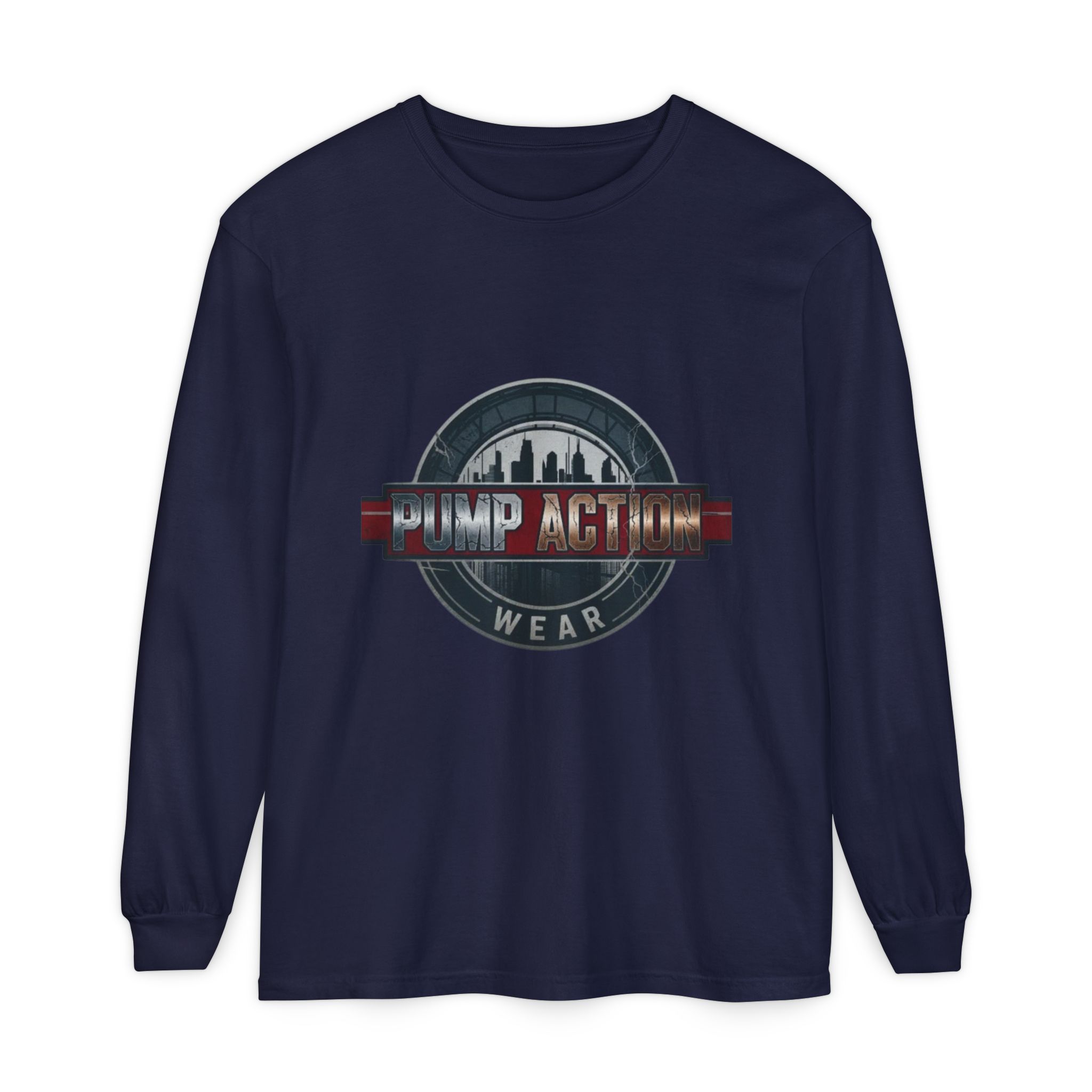 Pump Action Logo Long Sleeve Tee - Image 65