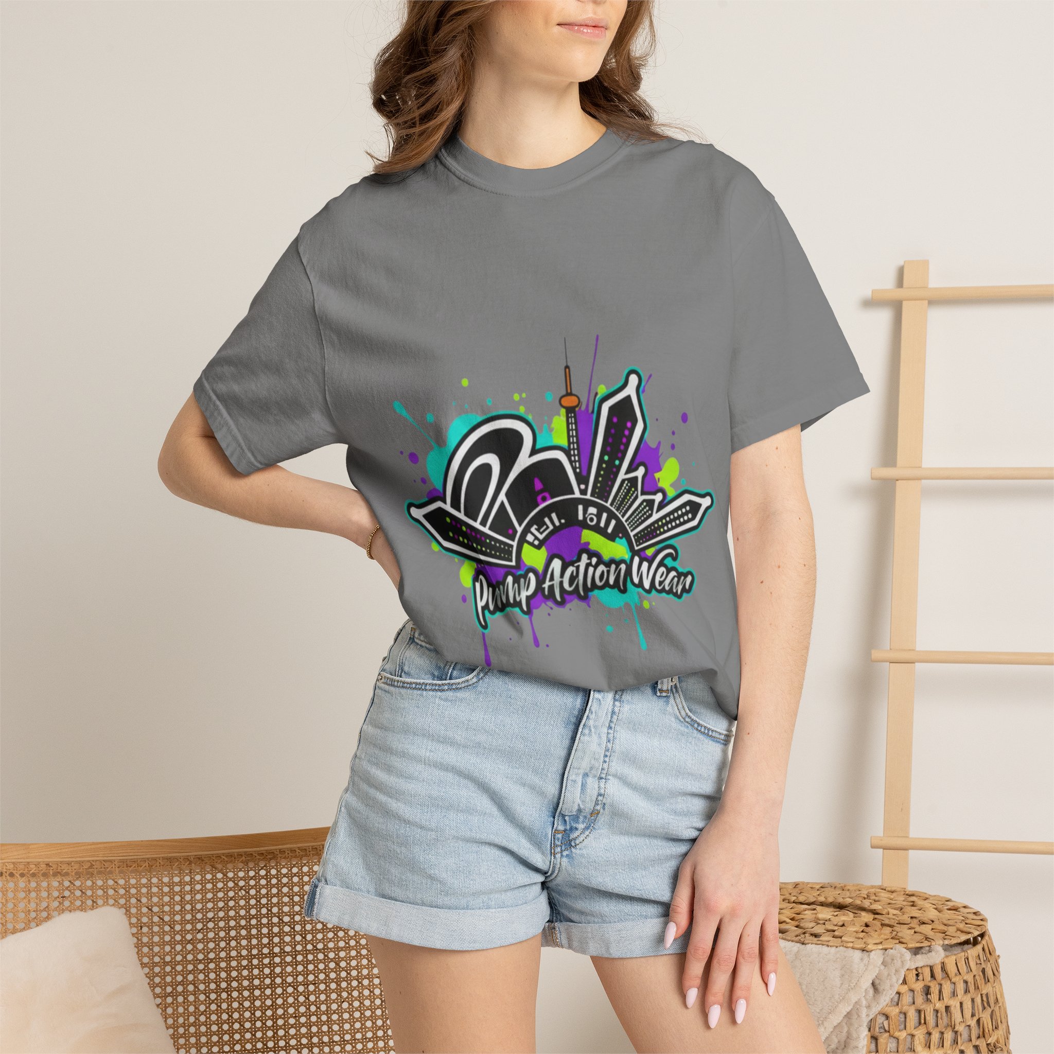 Graffiti City “Pimp-Action Wear” Graphic T-Shirt - Image 24