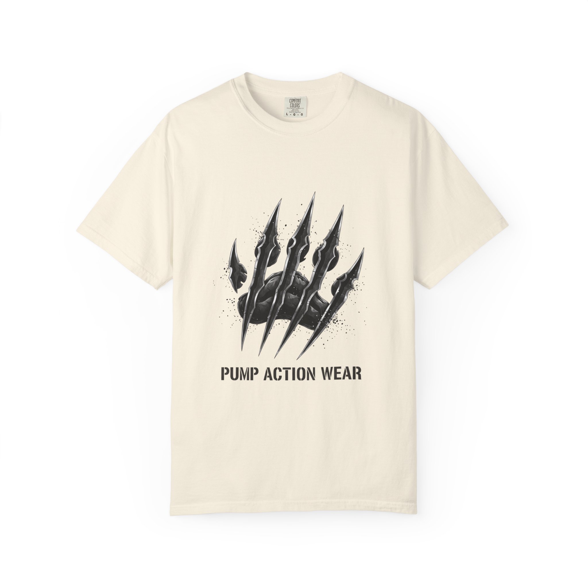 Pump Action Wear Graphic T-Shirt — Tactical Claw Logo Tee - Image 9