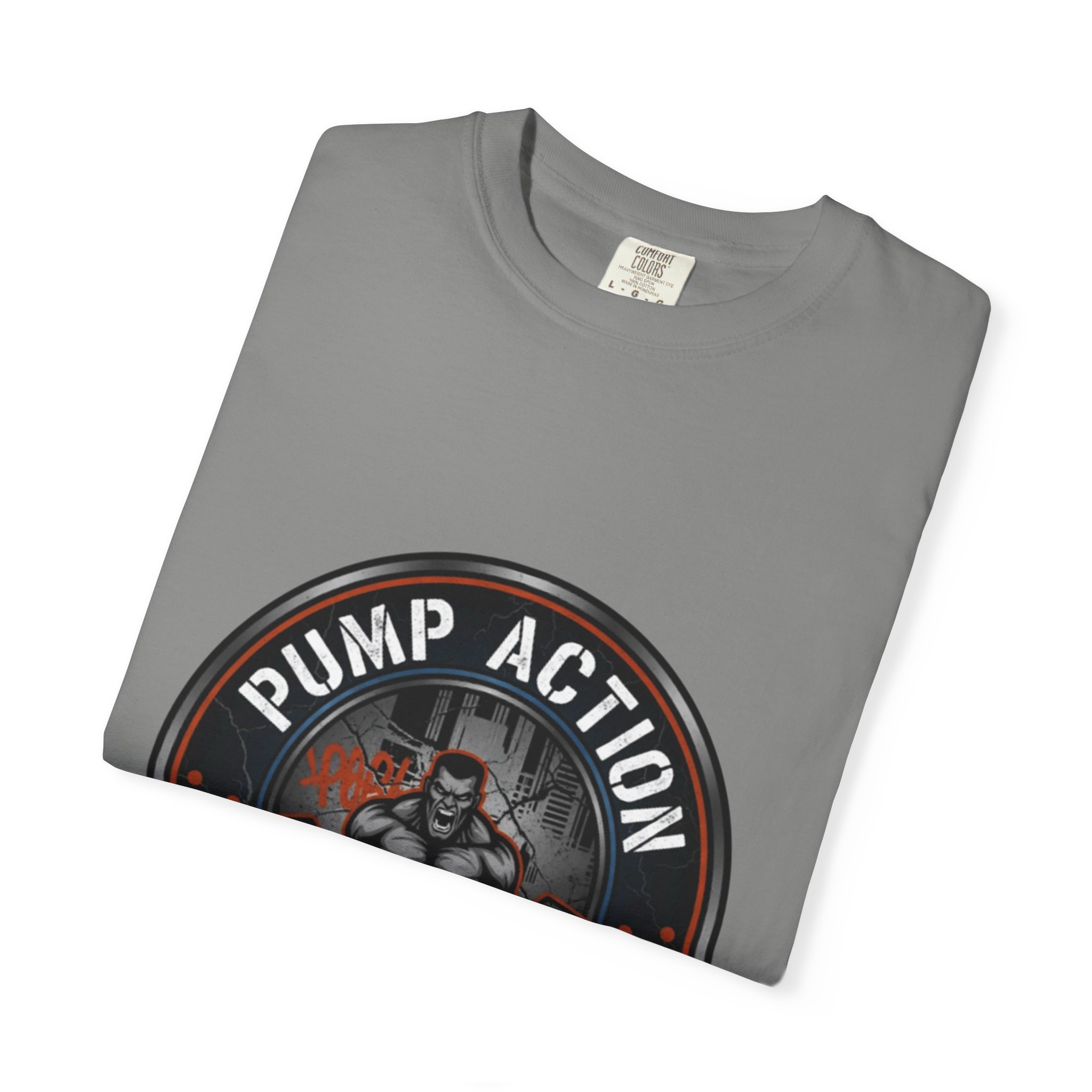 Gym T-Shirt — "Pump Action Wear" Muscle Weightlifting Tee - Image 35