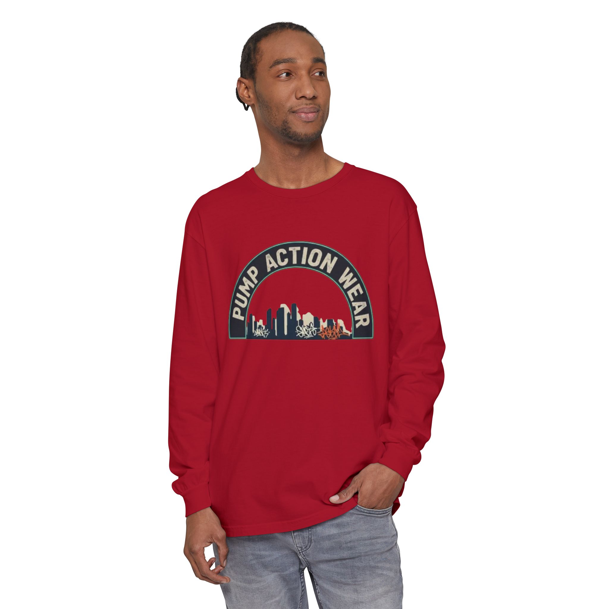 Pump Action Wear Skyline Long Sleeve Tee - Image 67
