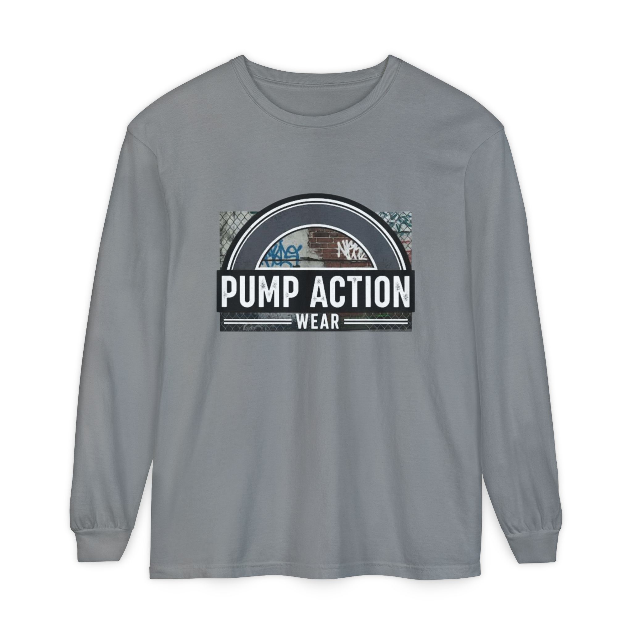 Pump Action Wear Long Sleeve Tee — Vintage Fuel Pump Logo Shirt - Image 41