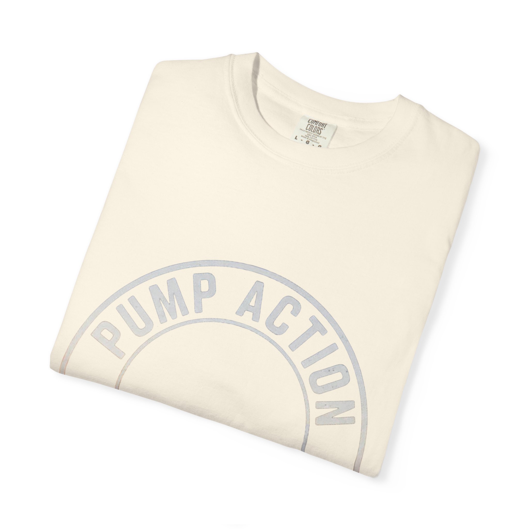 Pump Action Wear T‑Shirt — Vintage Crest Graphic Tee - Image 11