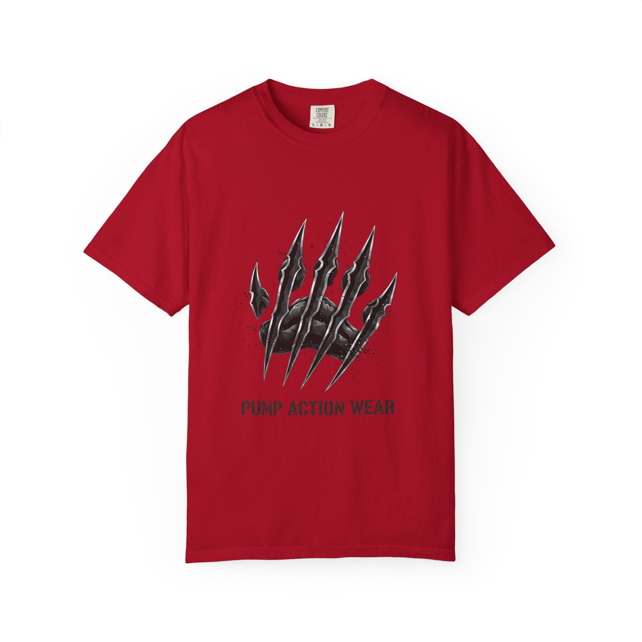 Pump Action Wear Graphic T-Shirt — Tactical Claw Logo Tee - Image 53