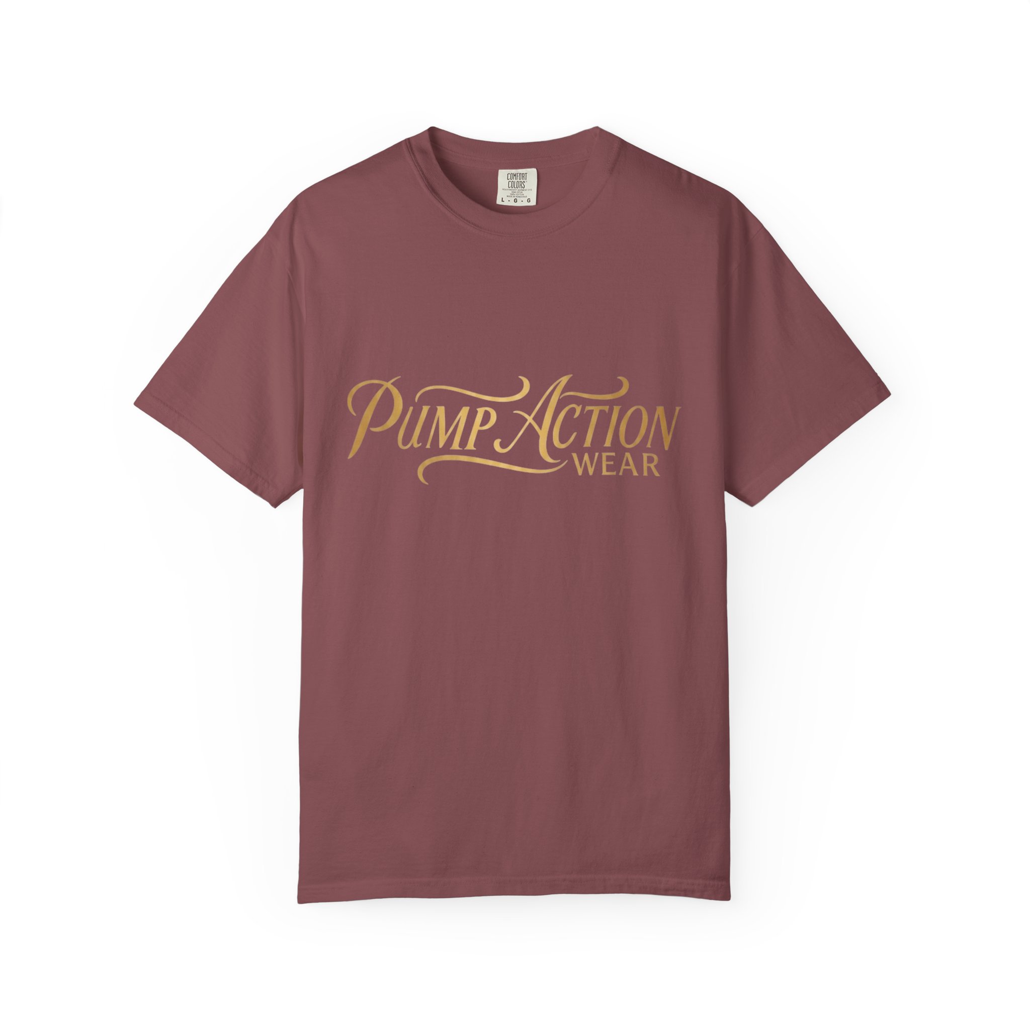 Pump Action Wear Script T-Shirt — Vintage Script Logo Tee - Image 5