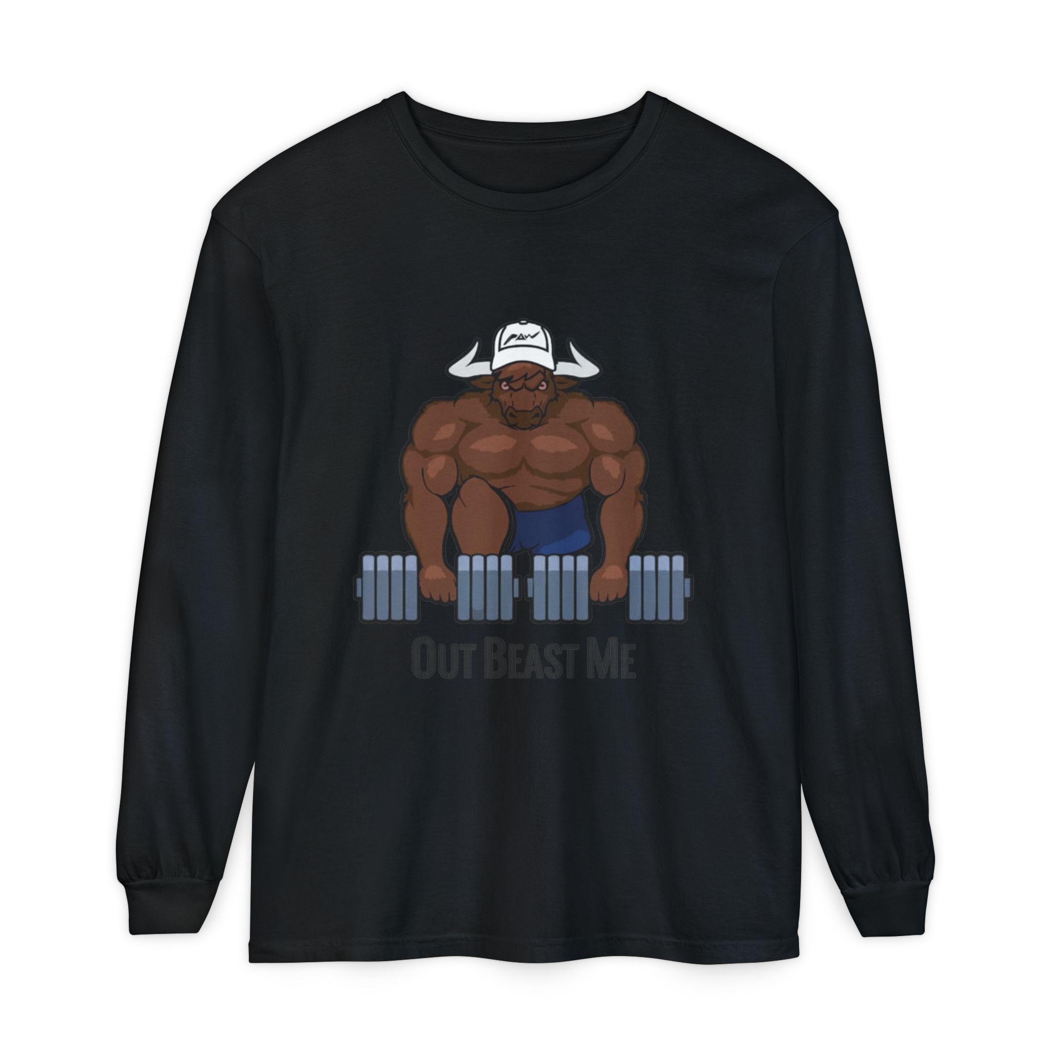 Out Beast Me Long Sleeve Shirt — Motivational Gym Tee - Image 61
