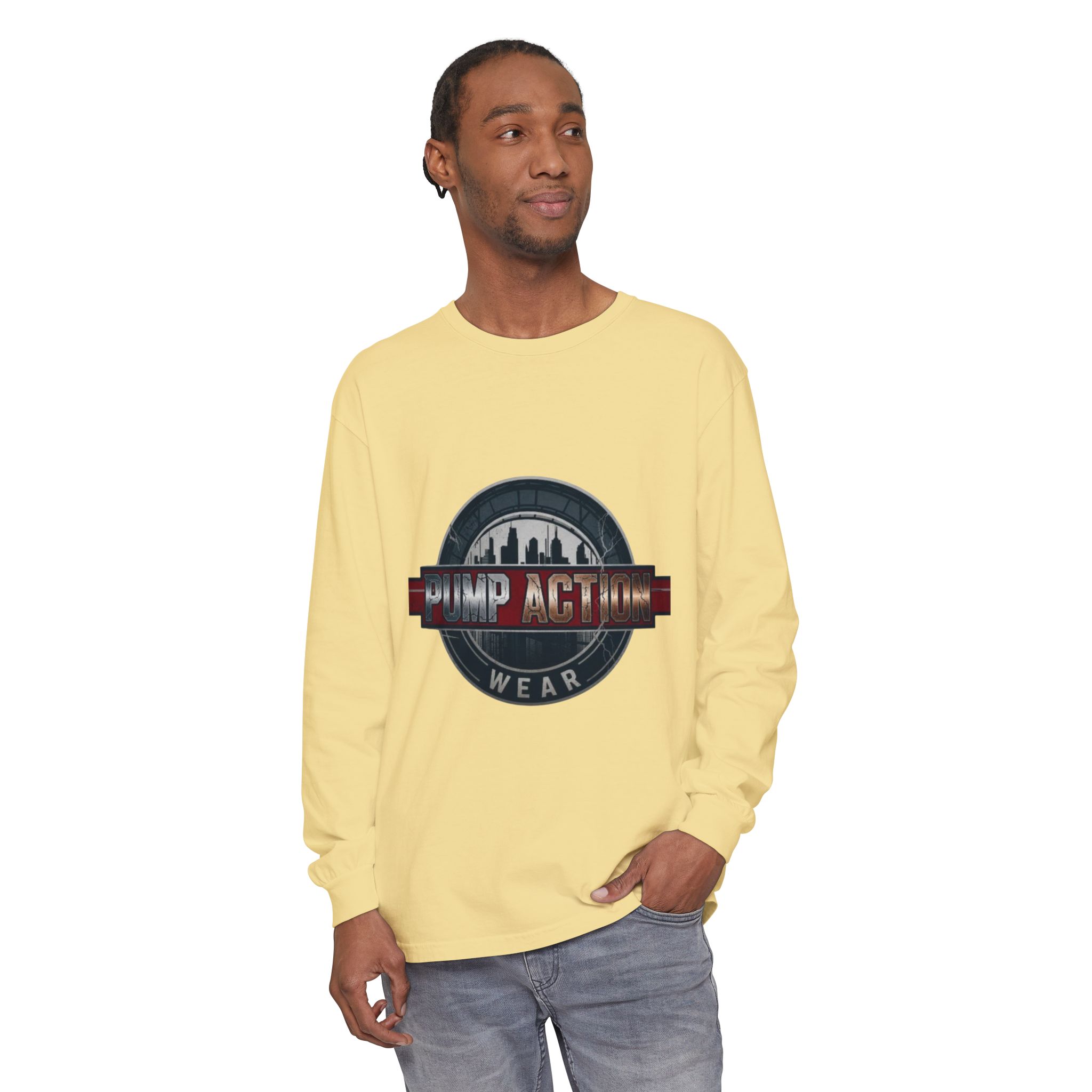 Pump Action Logo Long Sleeve Tee - Image 27
