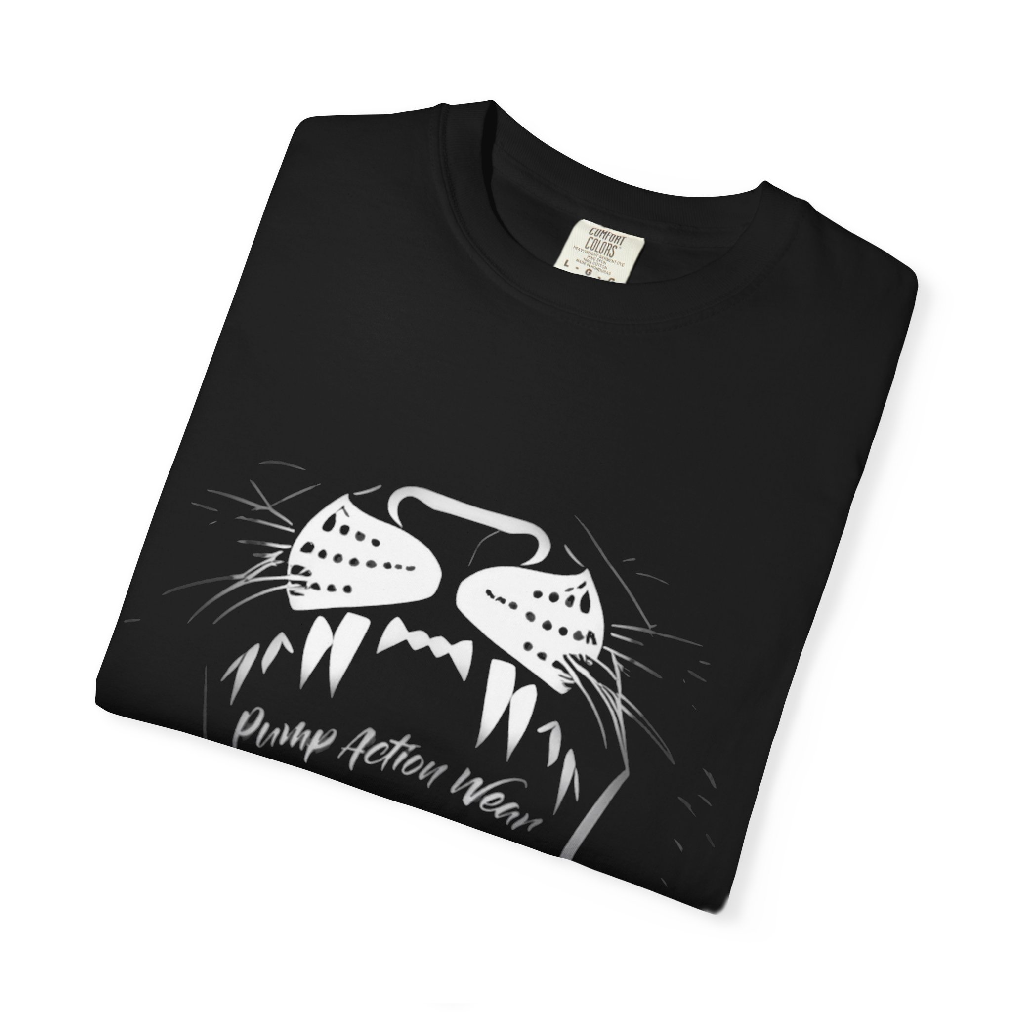 Cat Jaw Graphic T-Shirt — 'Please Afford Meow' Minimalist Cat Face Tee - Image 47