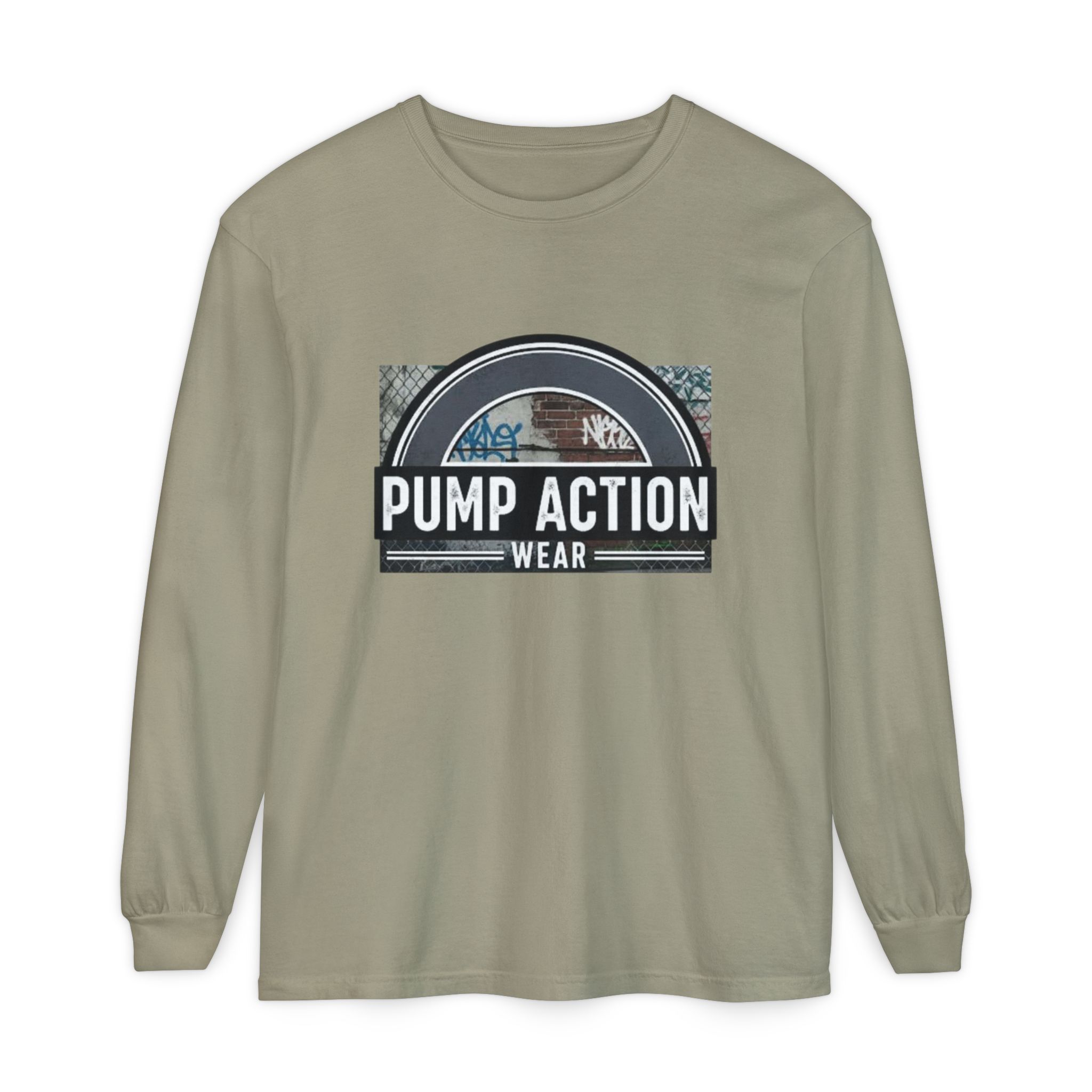 Pump Action Wear Long Sleeve Tee — Vintage Fuel Pump Logo Shirt - Image 33