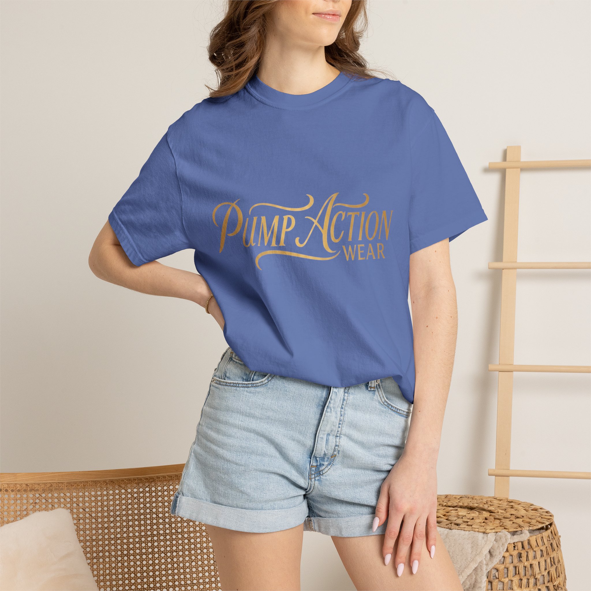 Pump Action Wear Script T-Shirt — Vintage Script Logo Tee - Image 32