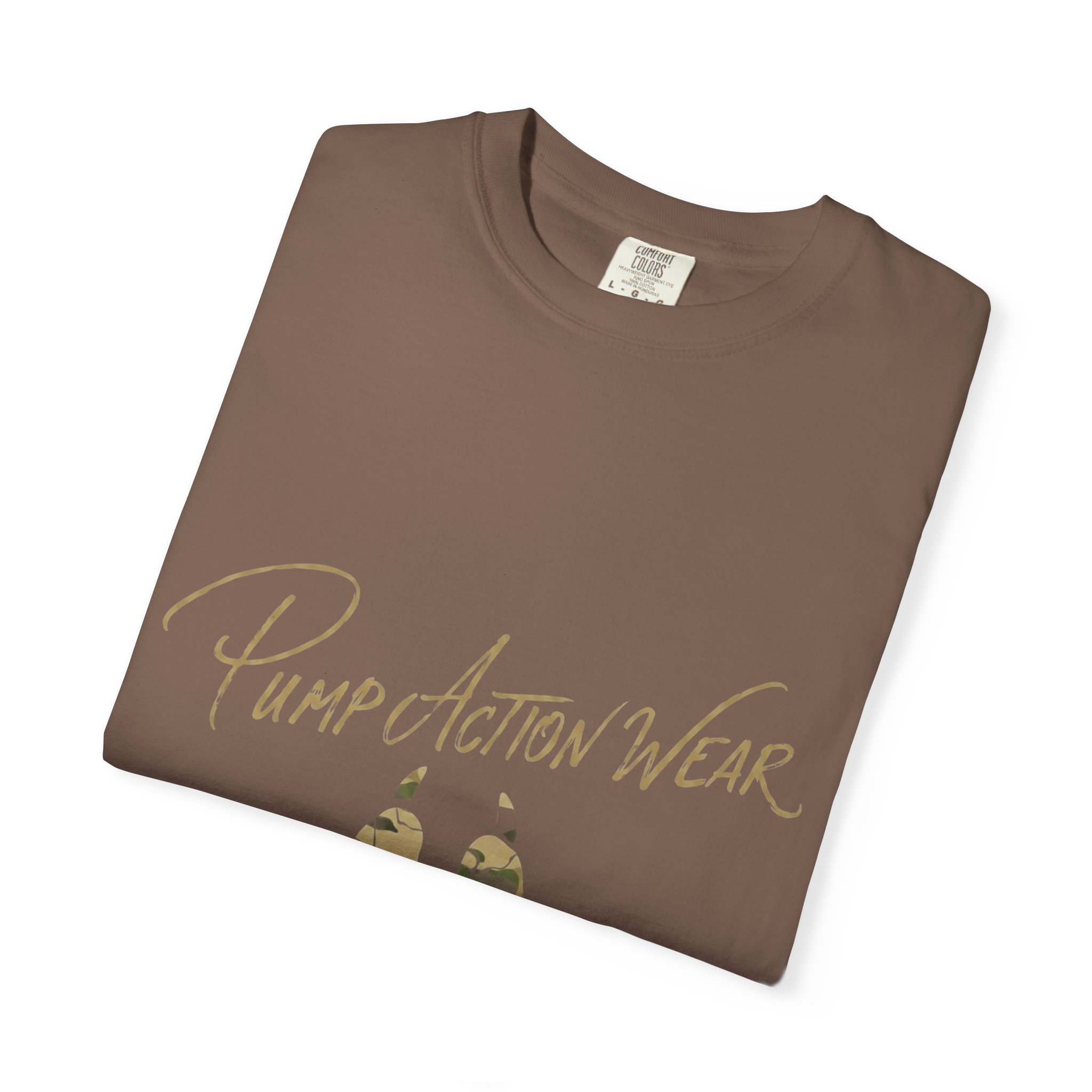 Paw Camo Tee — "Pump Action Wear" Graphic T-Shirt - Image 15