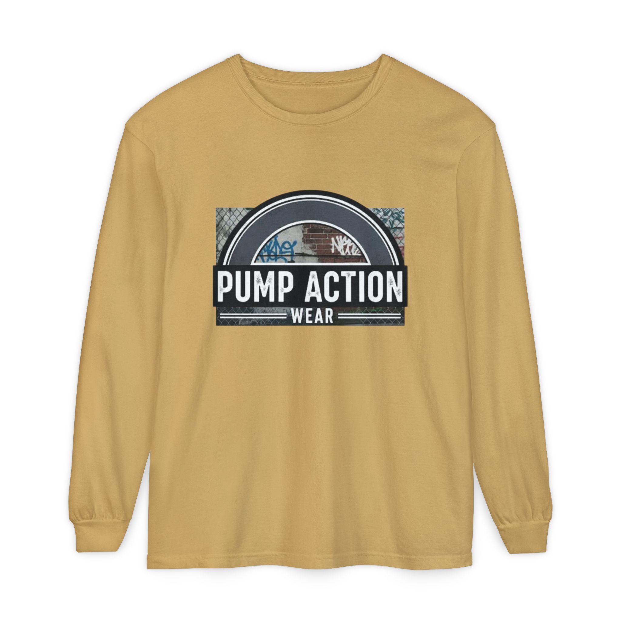 Pump Action Wear Long Sleeve Tee — Vintage Fuel Pump Logo Shirt - Image 21