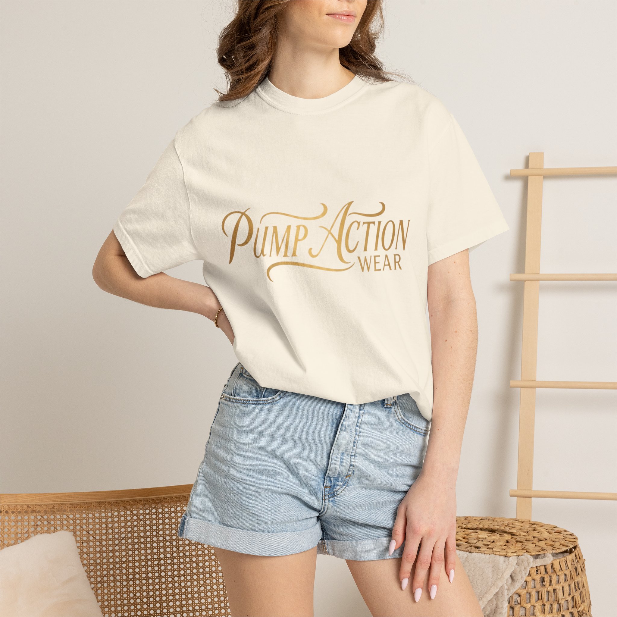 Pump Action Wear Script T-Shirt — Vintage Script Logo Tee - Image 12