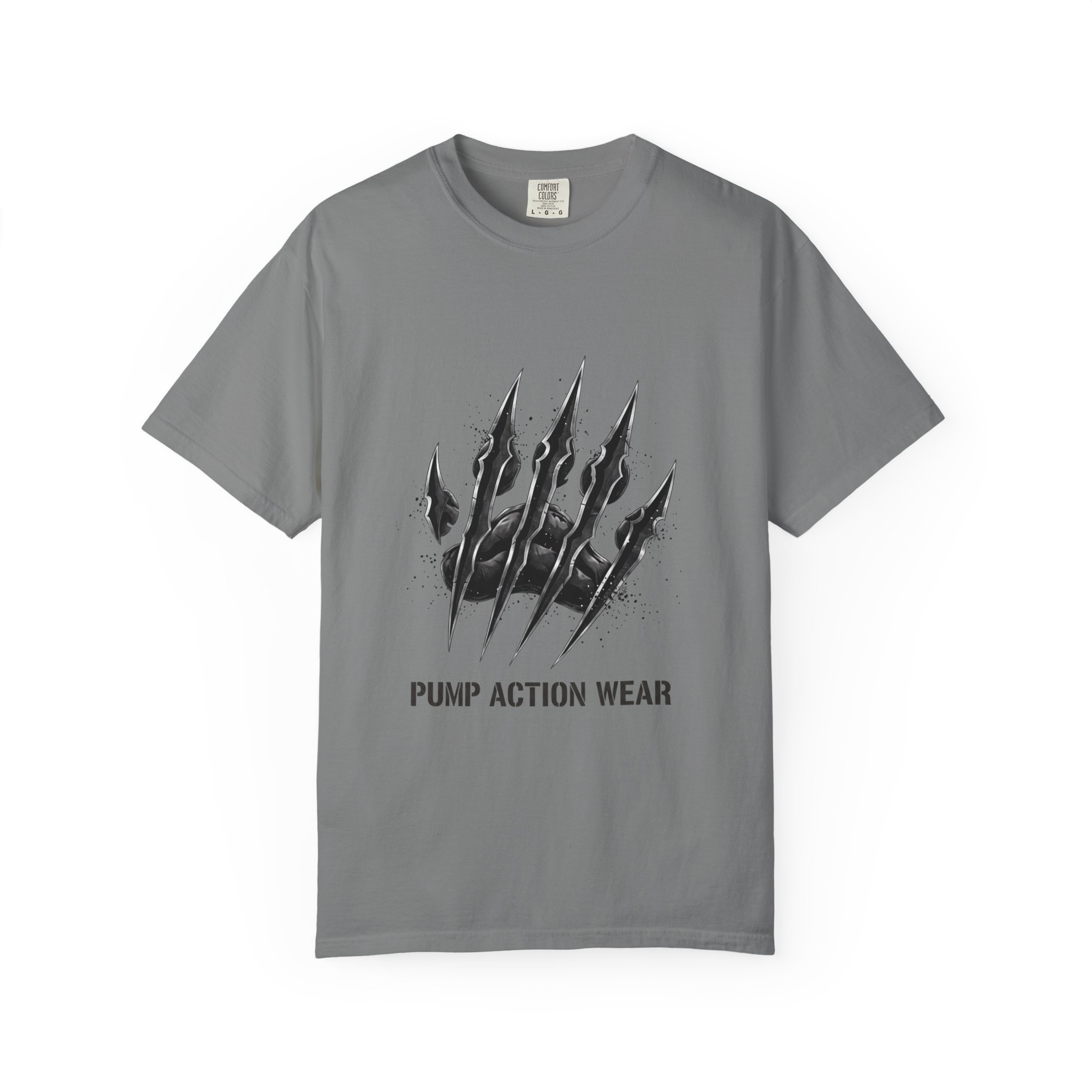 Pump Action Wear Graphic T-Shirt — Tactical Claw Logo Tee - Image 21