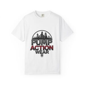 Pump Action Wear Skyline T-Shirt — Urban Streetwear Graphic Tee