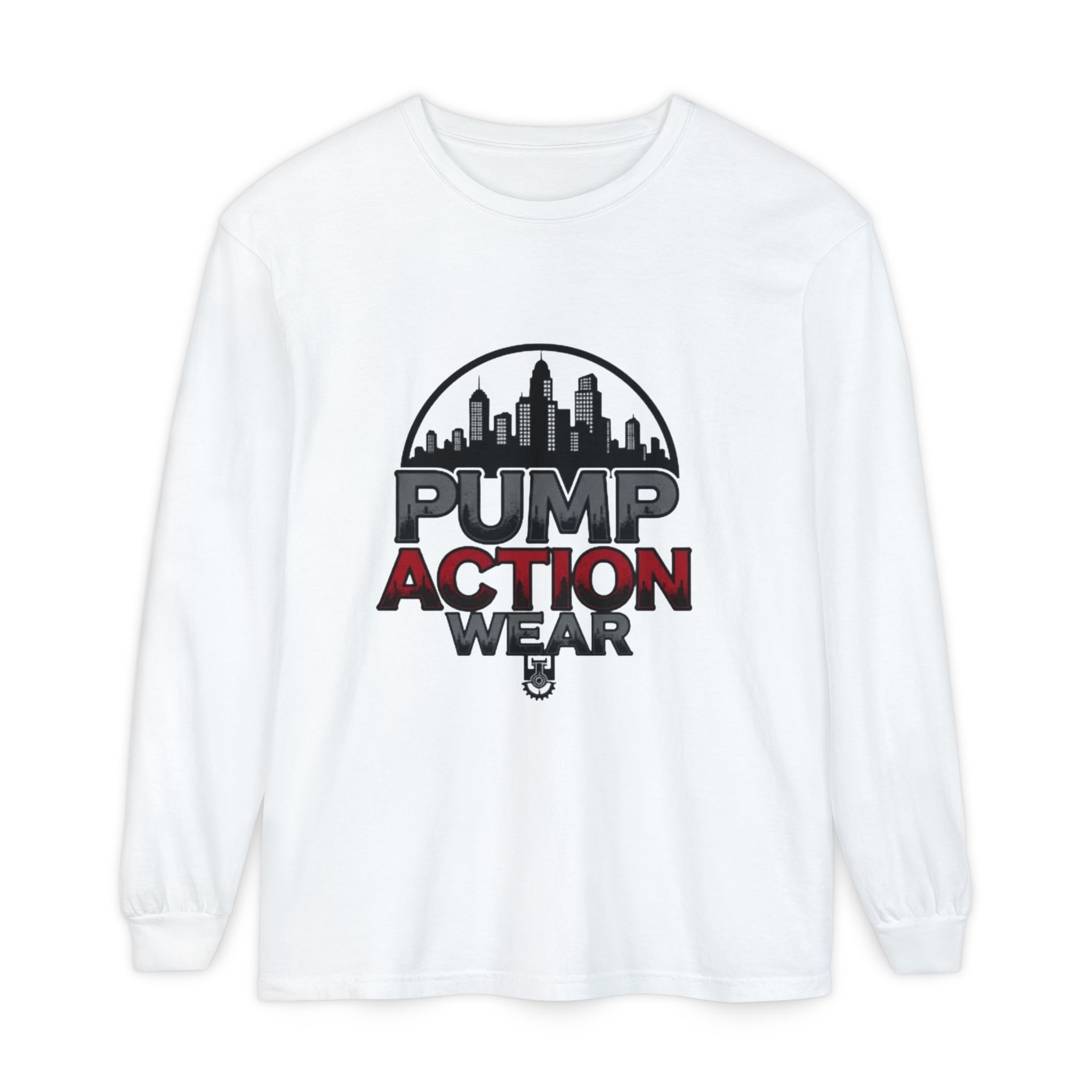 Pump Action Wear Long Sleeve Tee – Urban Skyline Graphic