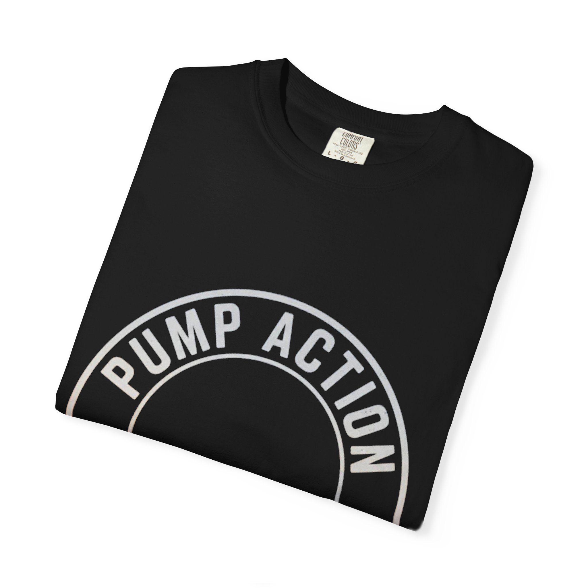 Pump Action Wear T‑Shirt — Vintage Crest Graphic Tee - Image 47