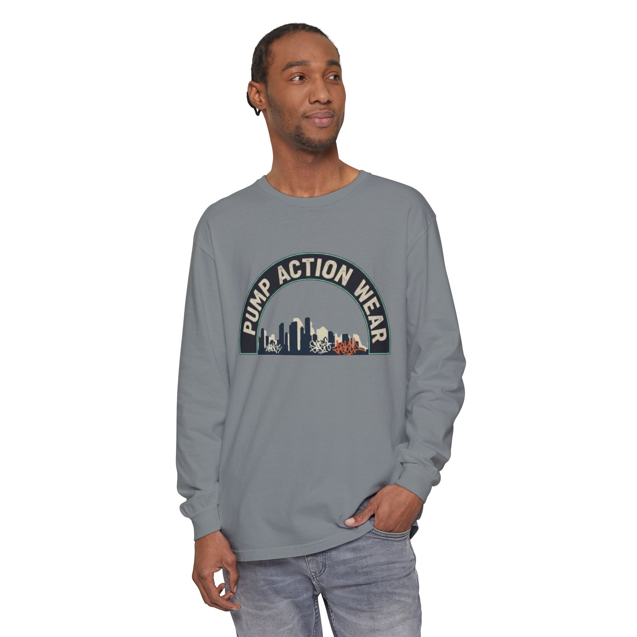 Pump Action Wear Skyline Long Sleeve Tee - Image 55