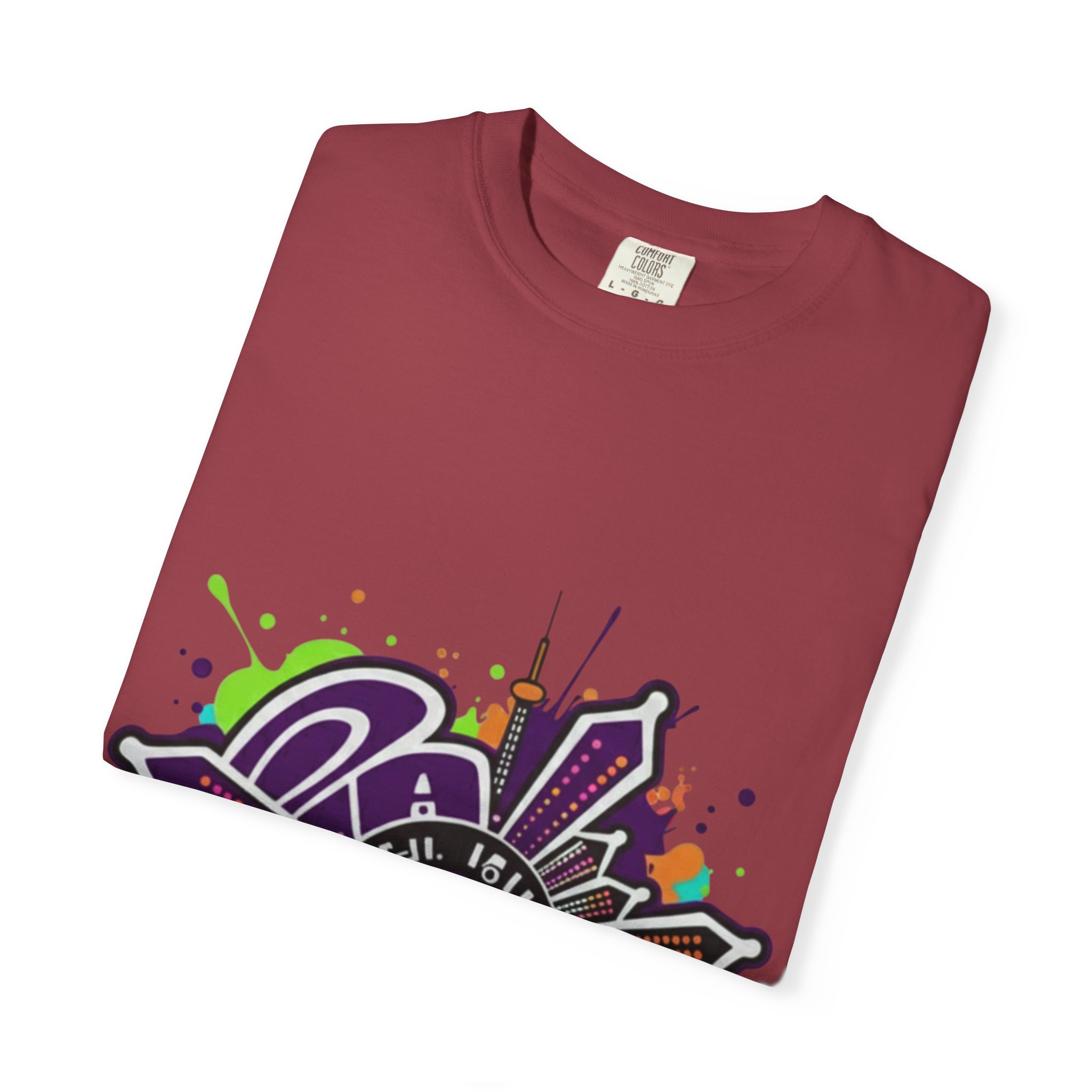 T-Shirt — Retro Graffiti 'Party All Night' Graphic Tee - Image 47