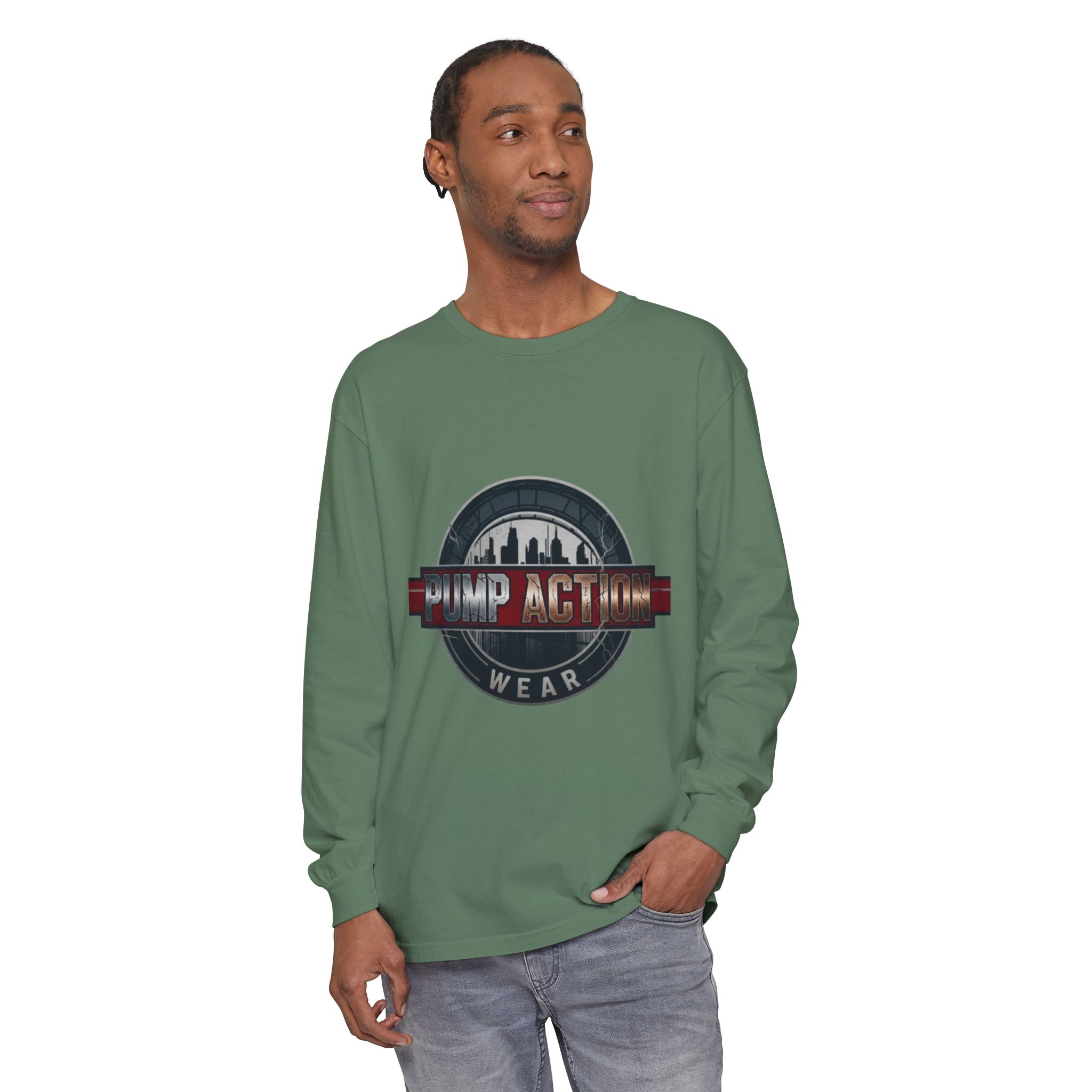 Pump Action Logo Long Sleeve Tee - Image 43