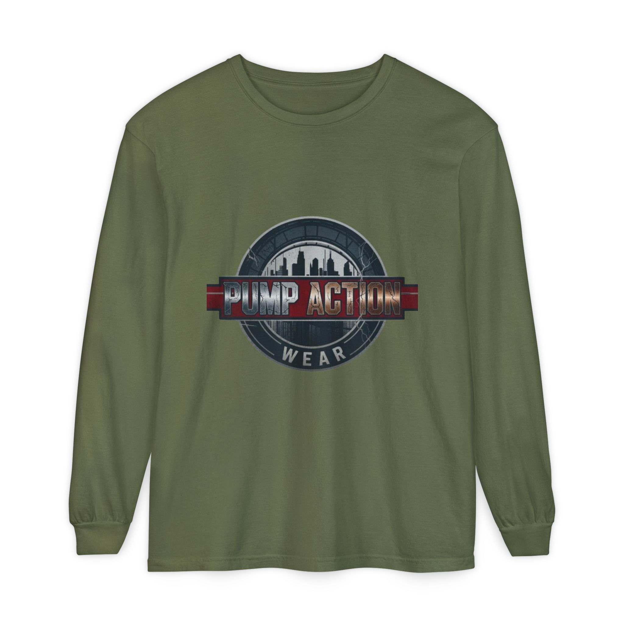 Pump Action Logo Long Sleeve Tee - Image 37