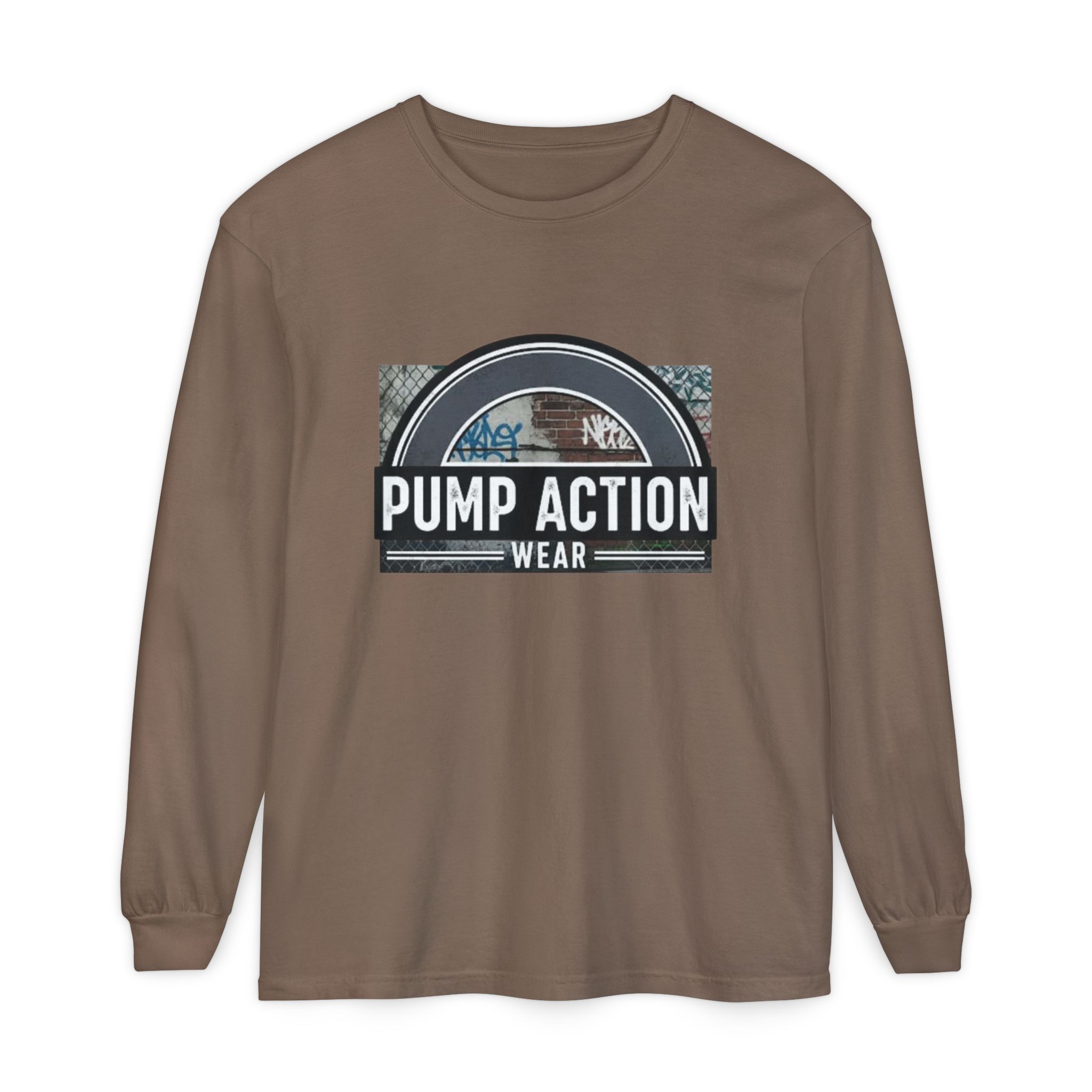 Pump Action Wear Long Sleeve Tee — Vintage Fuel Pump Logo Shirt - Image 25