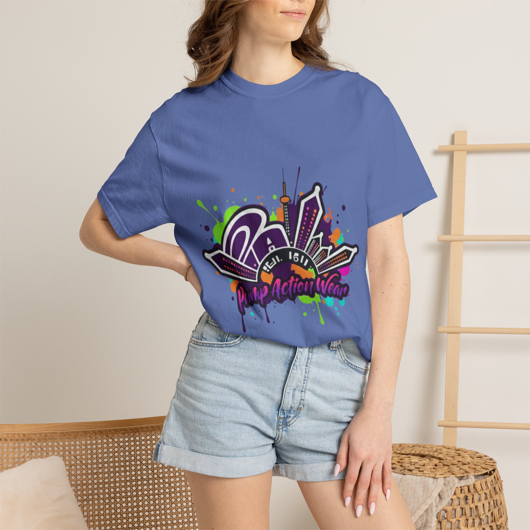 T-Shirt — Retro Graffiti 'Party All Night' Graphic Tee - Image 28