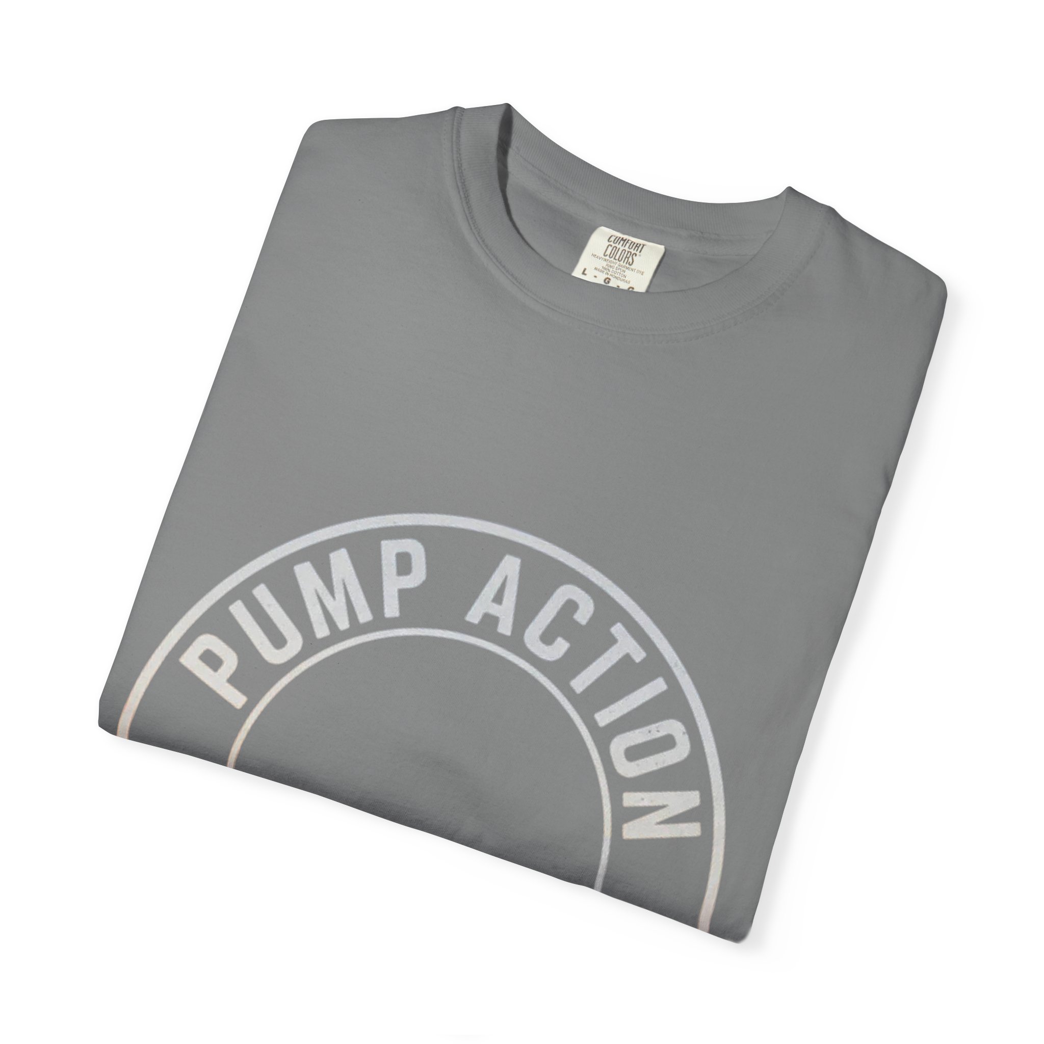 Pump Action Wear T‑Shirt — Vintage Crest Graphic Tee - Image 23