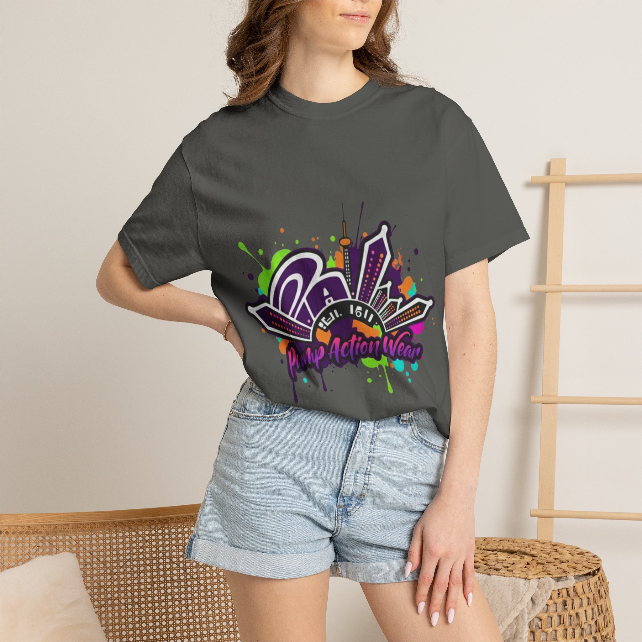 T-Shirt — Retro Graffiti 'Party All Night' Graphic Tee - Image 20