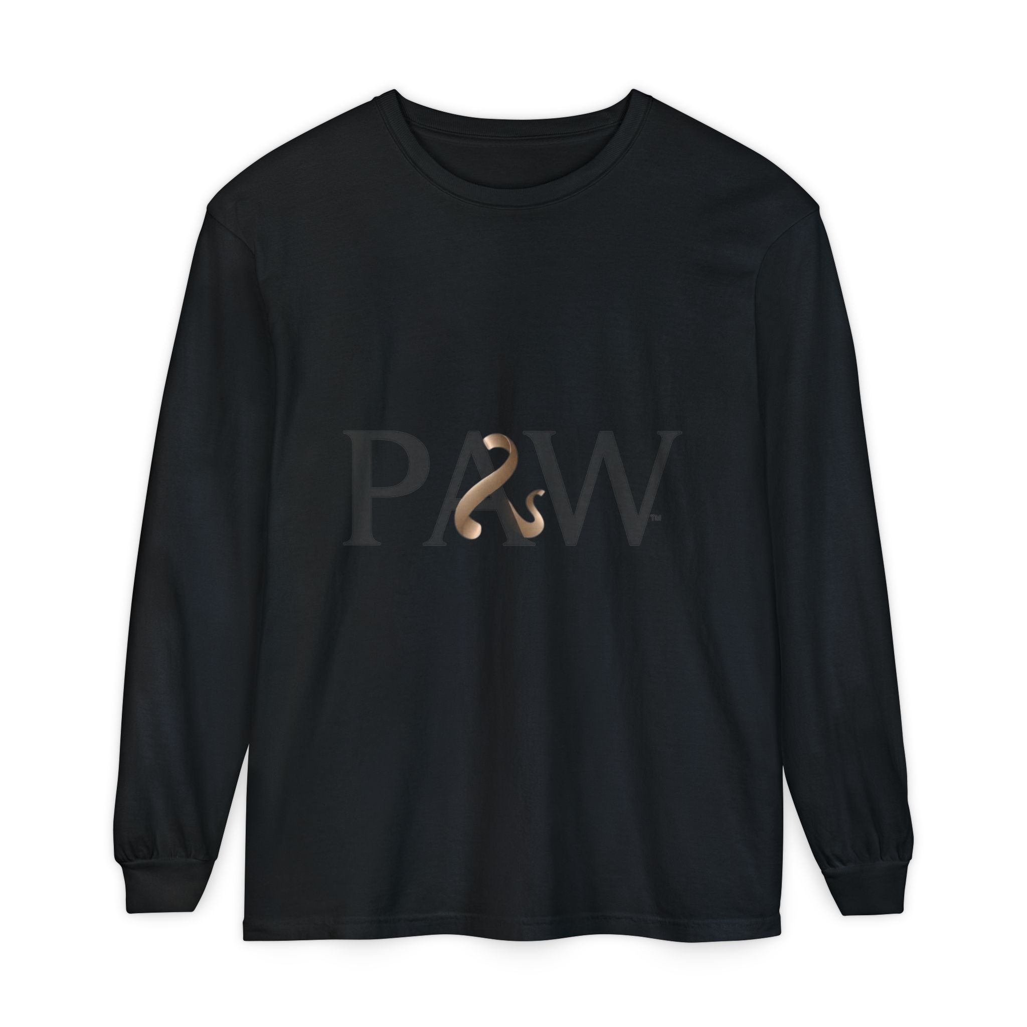 PAW Ampersand Long Sleeve Tee — Minimal Pet Lover Graphic Shirt - Image 61
