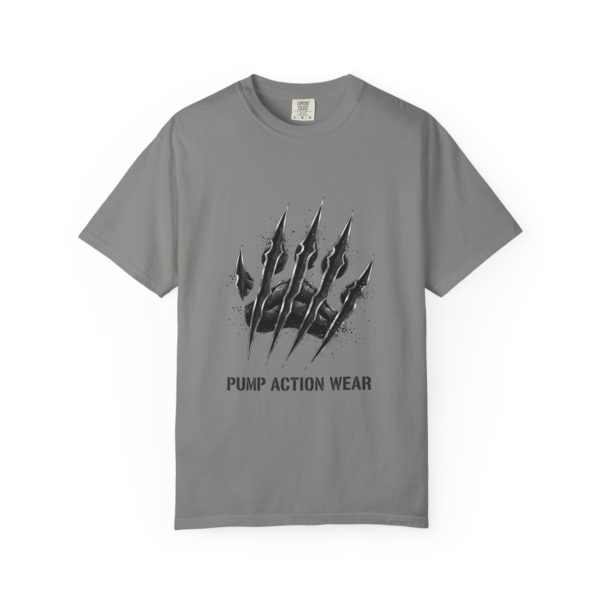 Pump Action Wear Graphic T-Shirt — Tactical Claw Logo Tee - Image 33