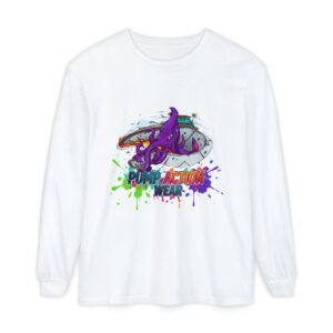 Action Octopus Long Sleeve Tee - "Pump Action Wear" Graphic Shirt