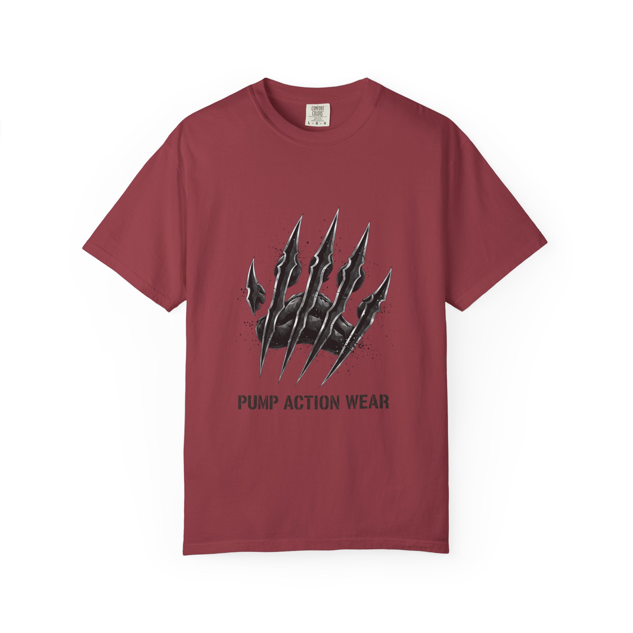 Pump Action Wear Graphic T-Shirt — Tactical Claw Logo Tee - Image 49