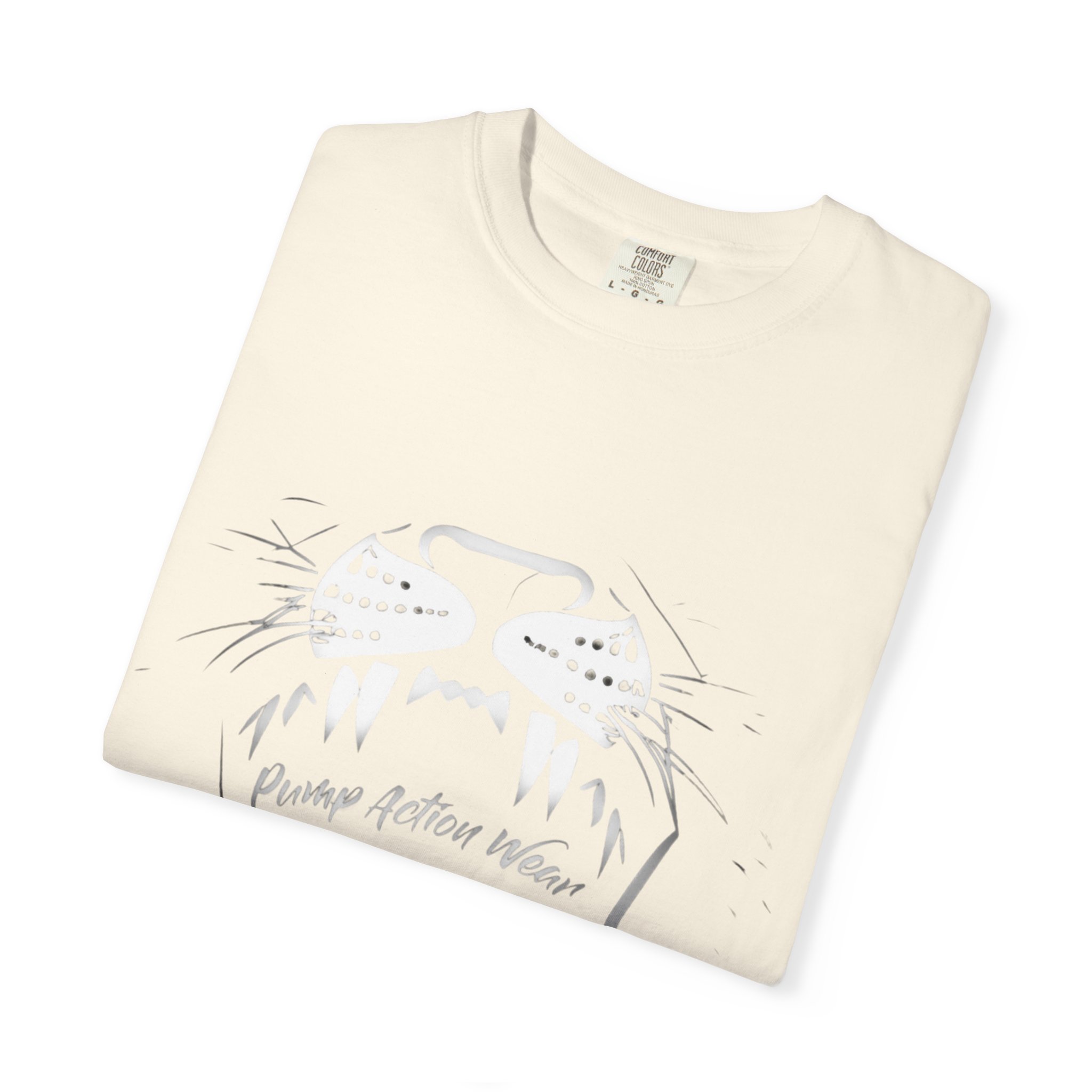 Cat Jaw Graphic T-Shirt — 'Please Afford Meow' Minimalist Cat Face Tee - Image 11