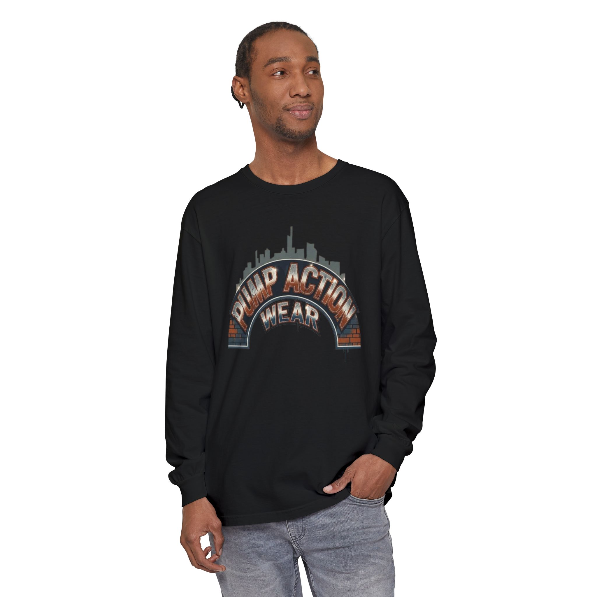Pump Action Wear Skyline Long Sleeve Tee - Image 59