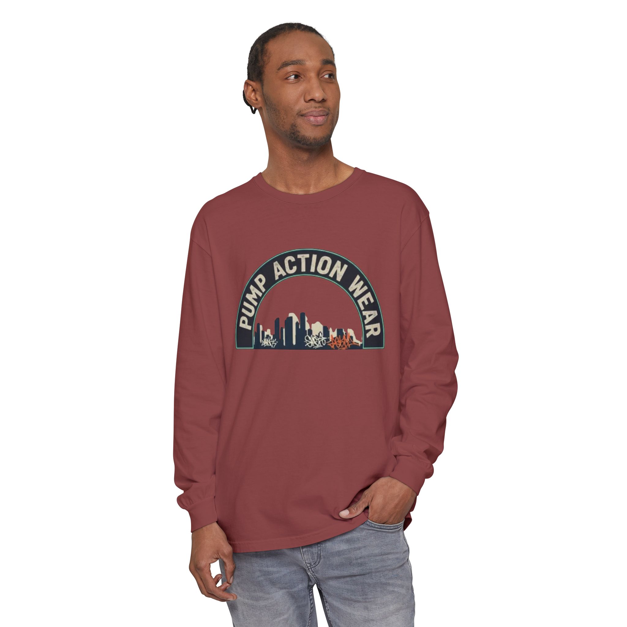 Pump Action Wear Skyline Long Sleeve Tee - Image 15