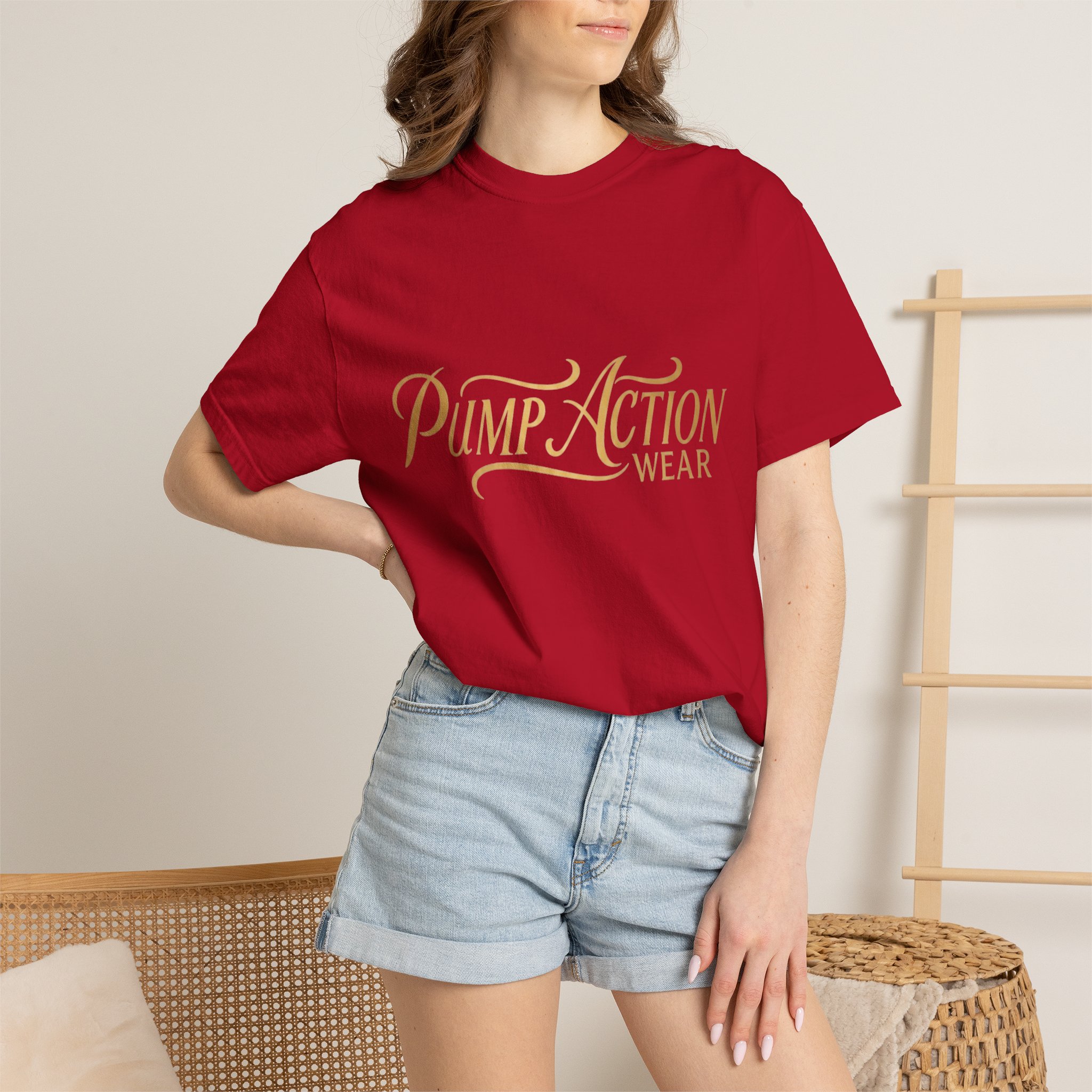 Pump Action Wear Script T-Shirt — Vintage Script Logo Tee - Image 56