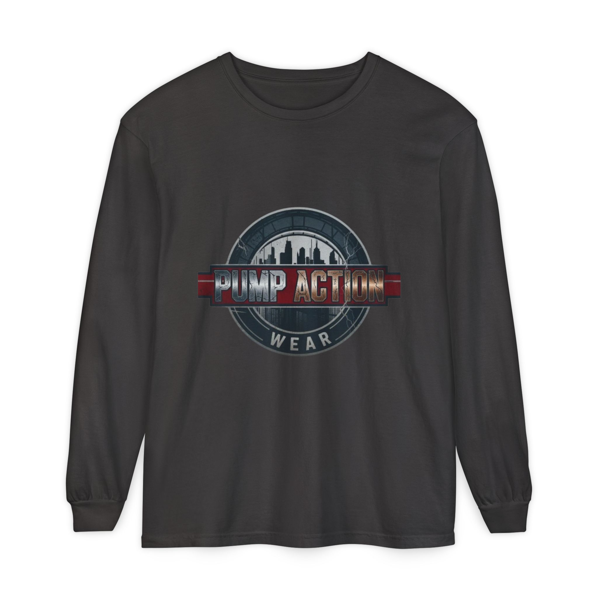 Pump Action Logo Long Sleeve Tee - Image 49